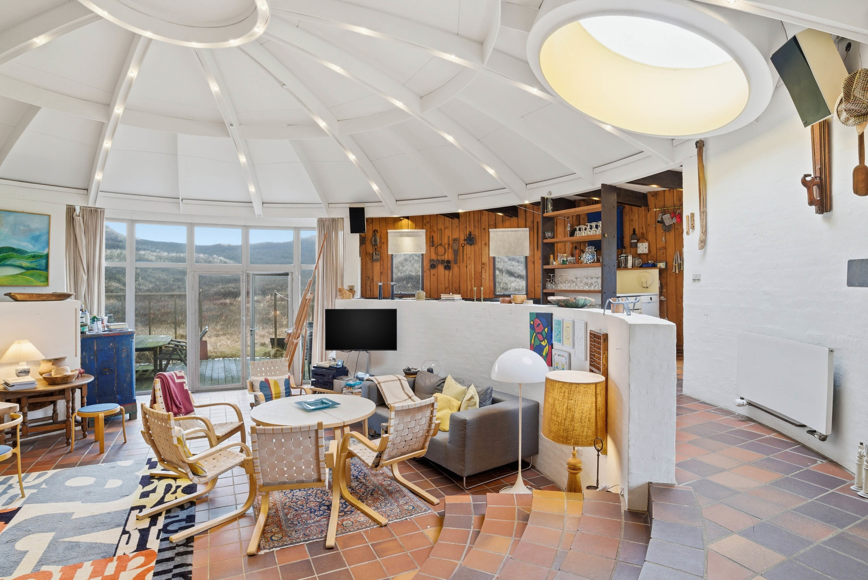 Fremhævet stue billede i fuldskærmstilstand. Billede af Hafavej 63, Søndervig, 6950 Ringkøbing