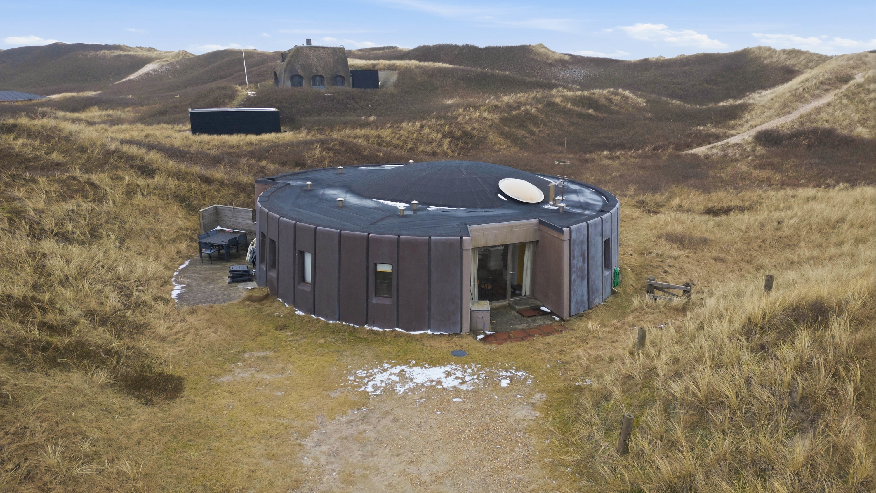 Fremhævet luftfoto billede i fuldskærmstilstand. Billede af Hafavej 63, Søndervig, 6950 Ringkøbing