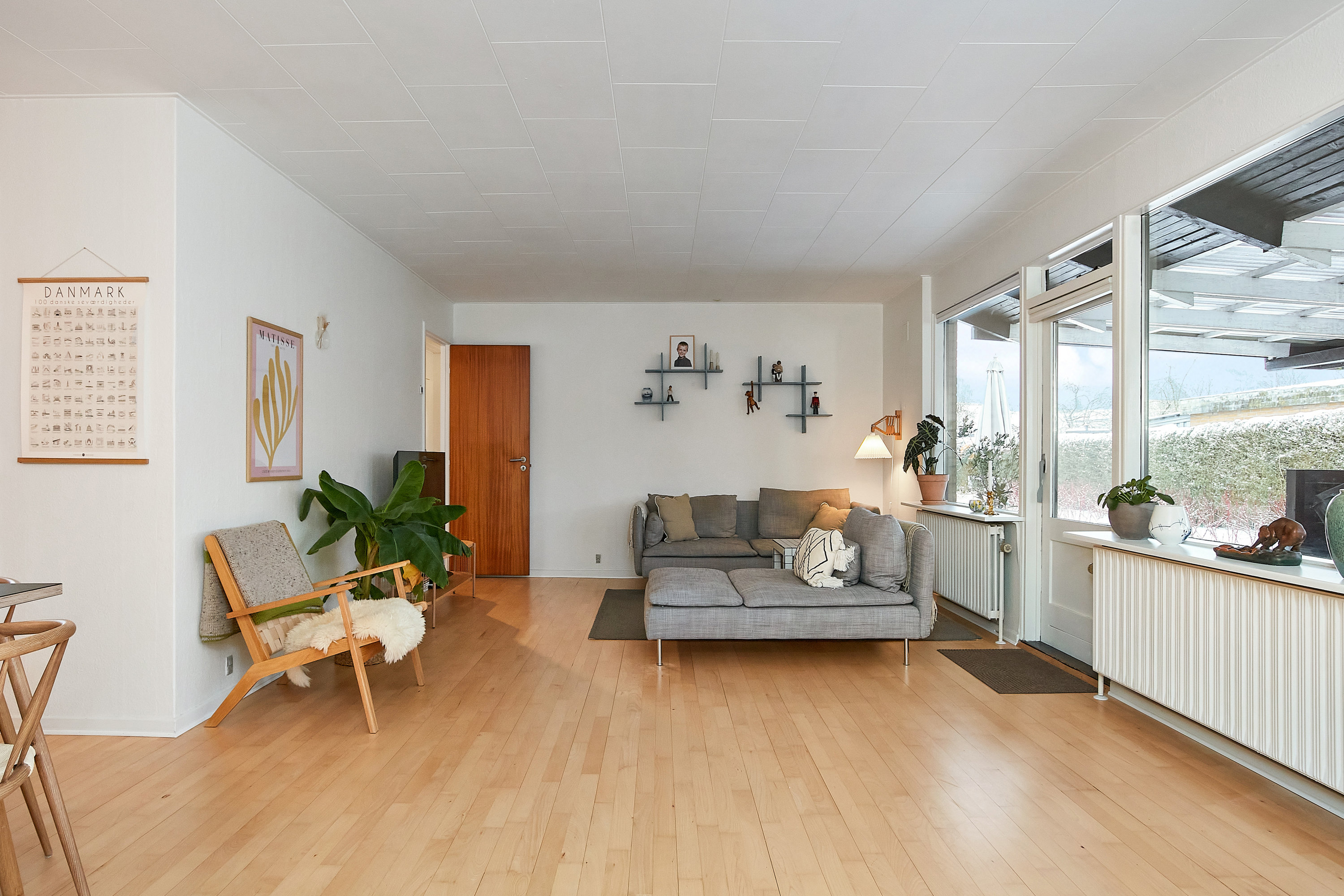 Fremhævet stue billede i fuldskærmstilstand. Billede af Rødkløvervej 13, Tyrsted, 8700 Horsens