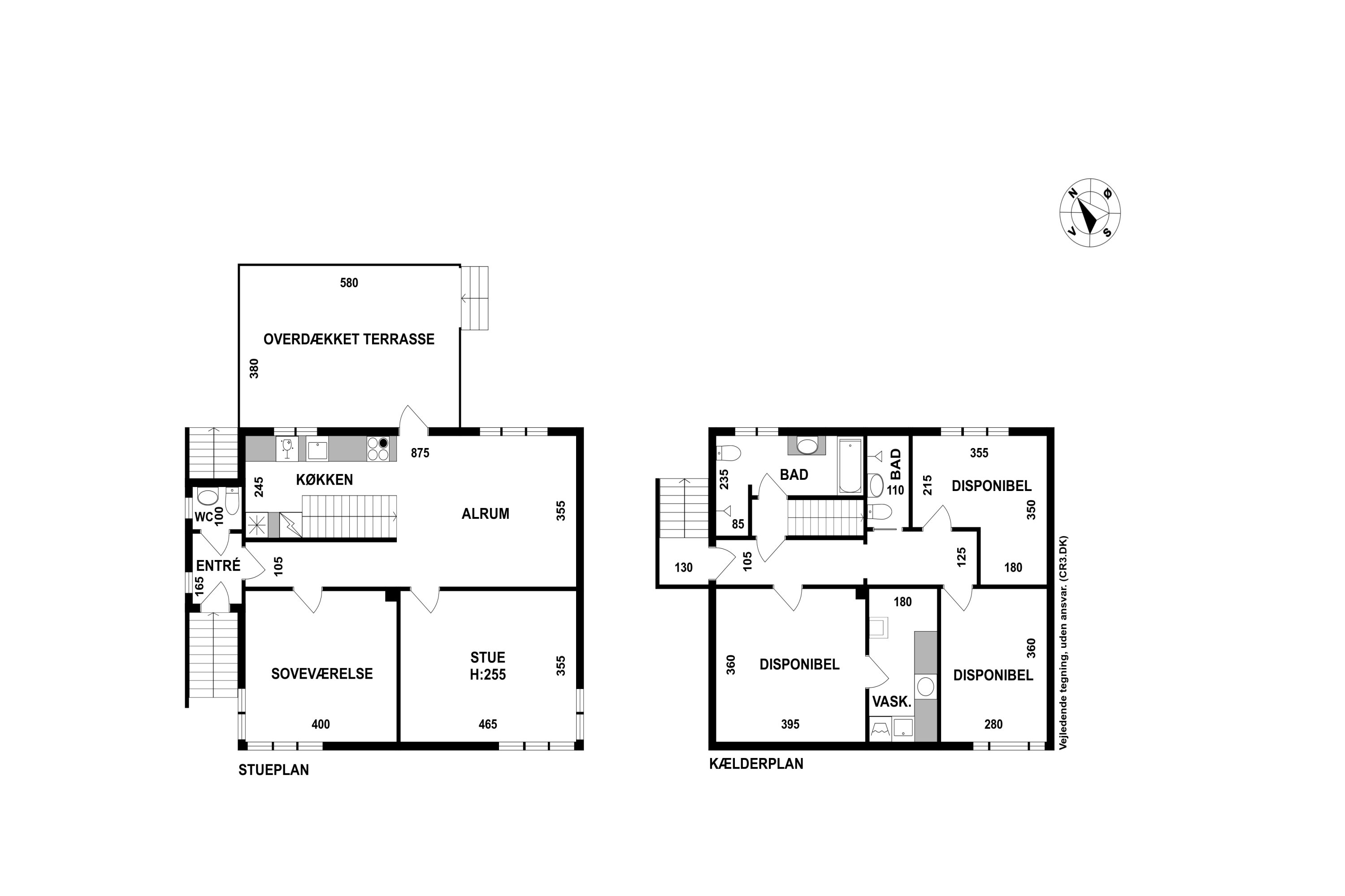 Plantegninger billede af Rosenkildevej 63, 3000 Helsingør