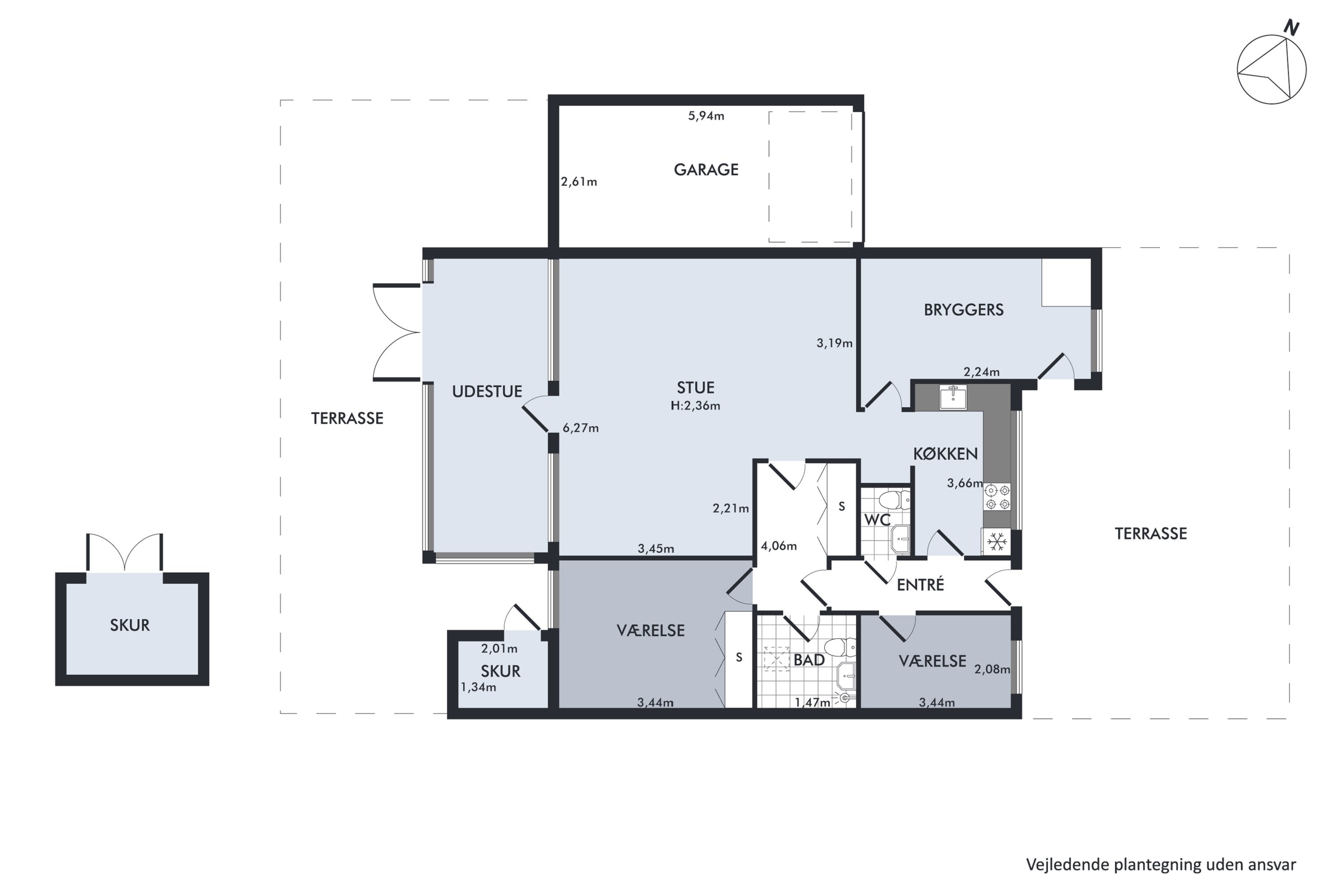 Plantegninger billede af Lykkegårdsvej 28, Snestrup, 5210 Odense NV
