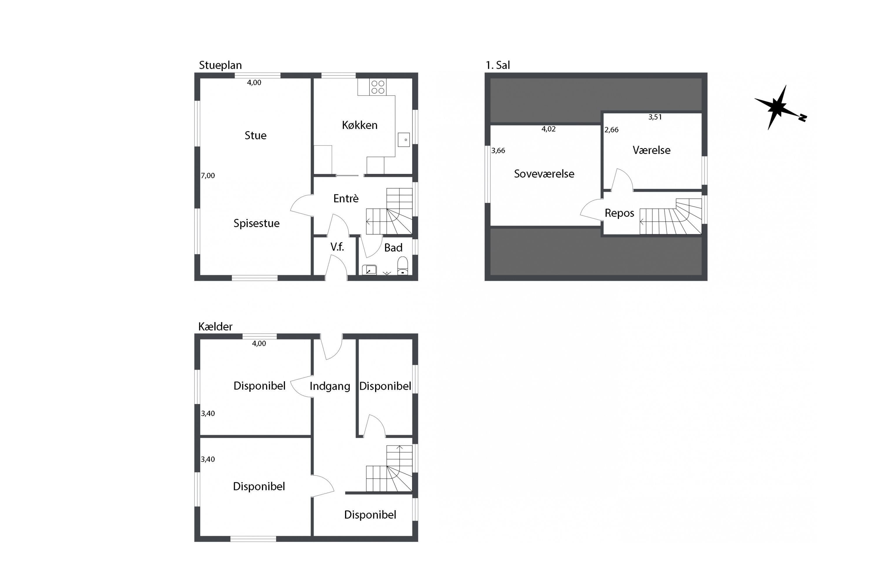 Plantegninger billede af Kammervej 11, Lendum, 9870 Sindal