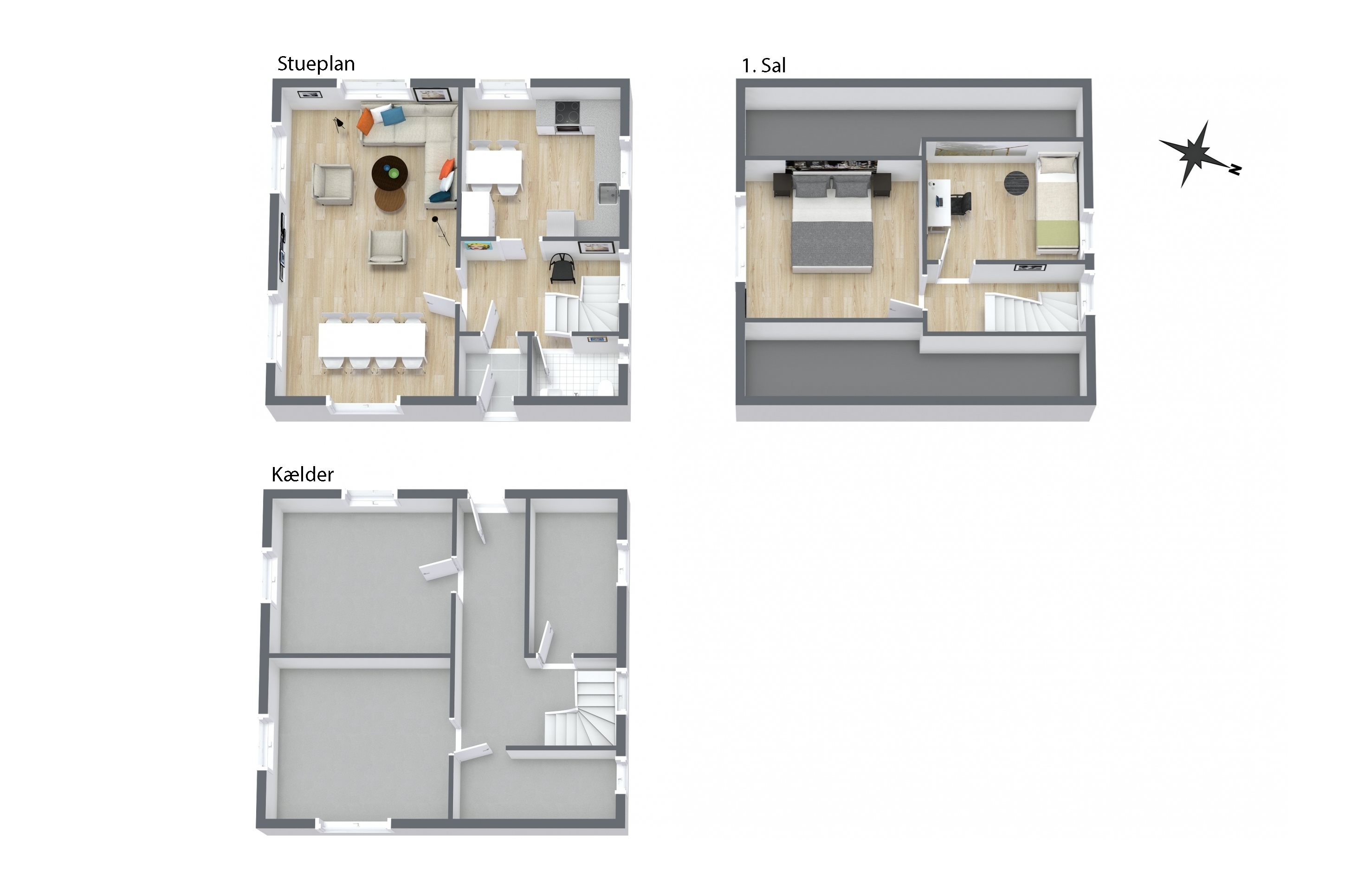 Plantegninger billede af Kammervej 11, Lendum, 9870 Sindal