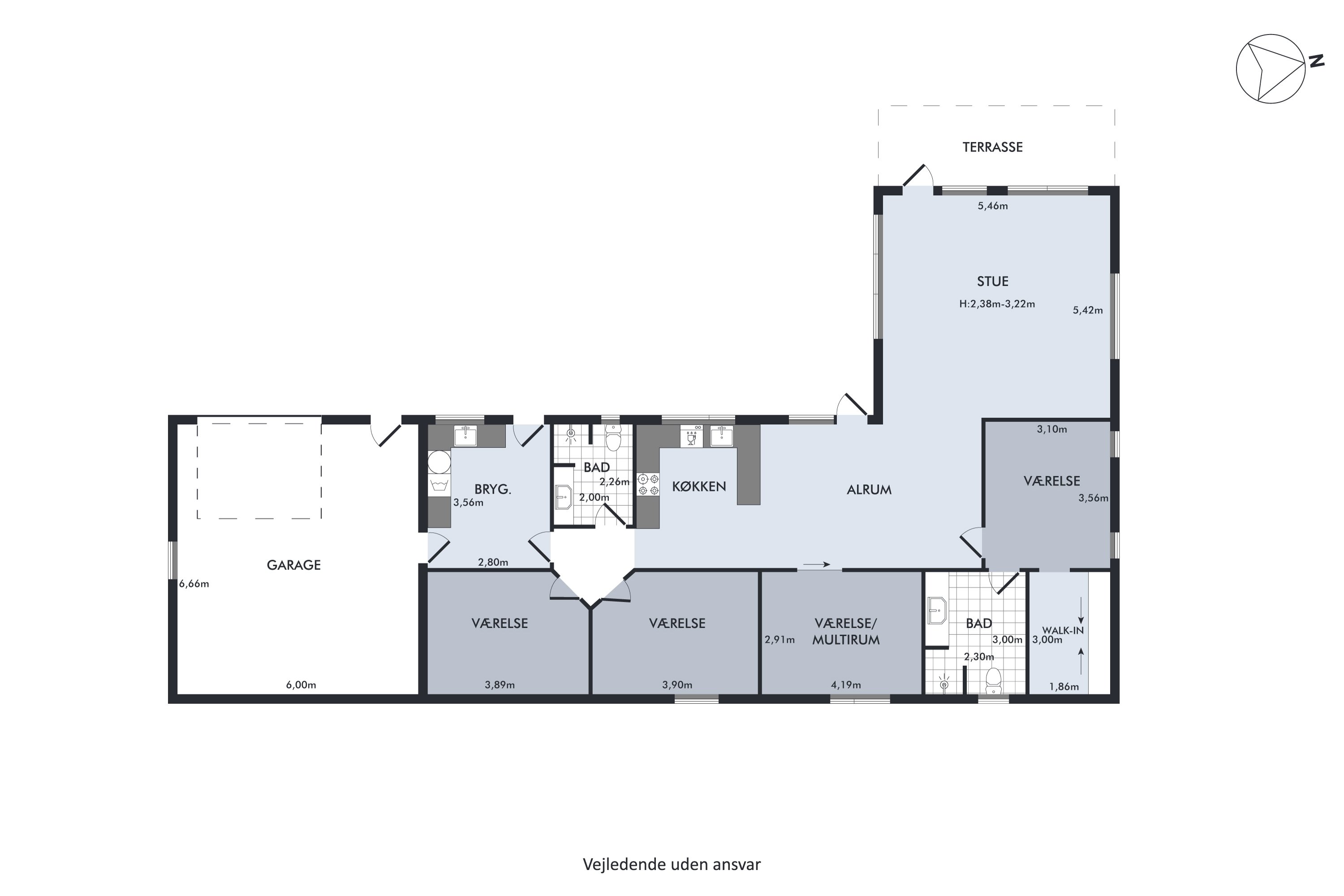 Plantegninger billede af Midtkobbel 91, Kollund, 6340 Kruså