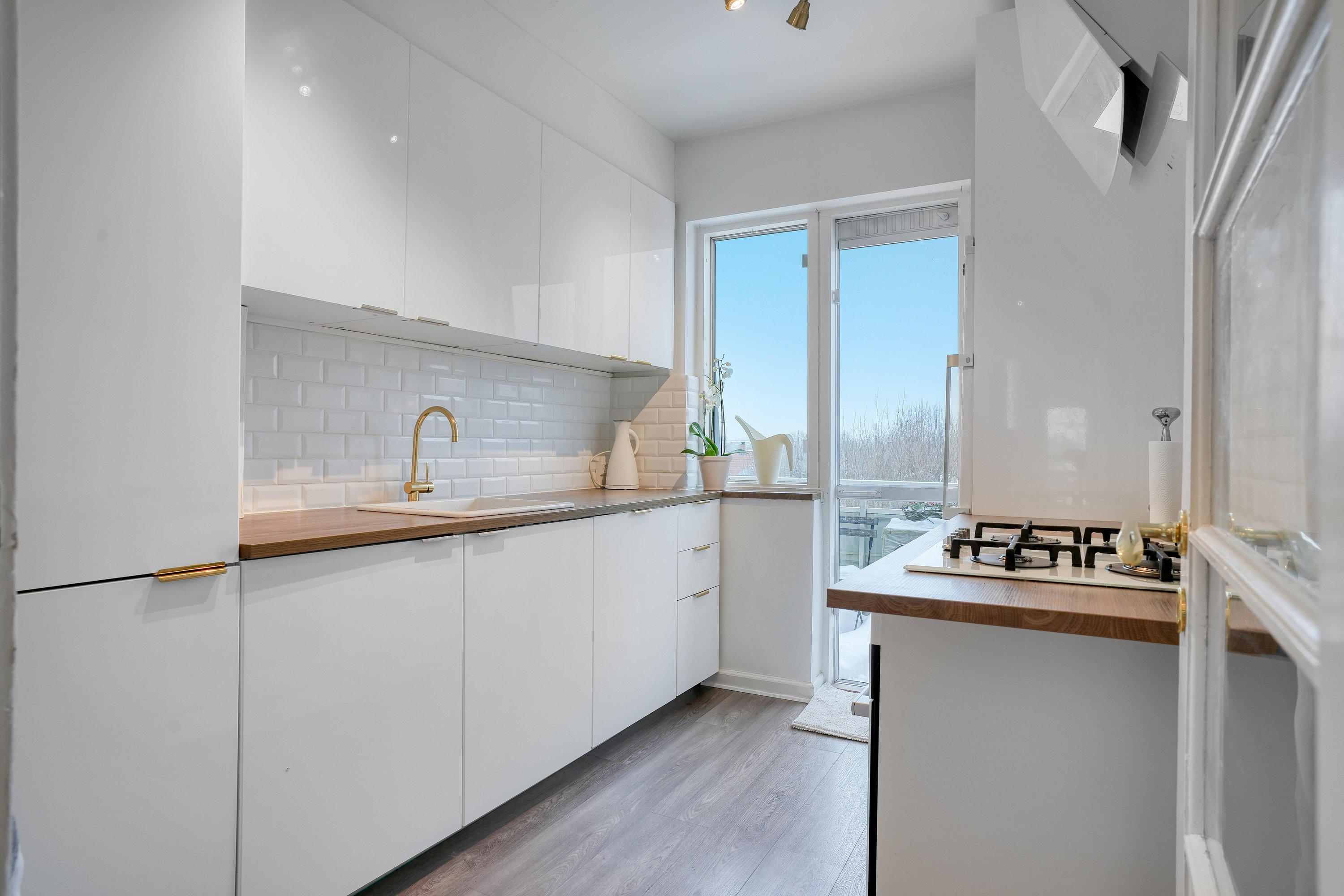 Fremhævet køkken billede i fuldskærmstilstand. Billede af Jernbane Allé 24A, 3. th., 2720 Vanløse