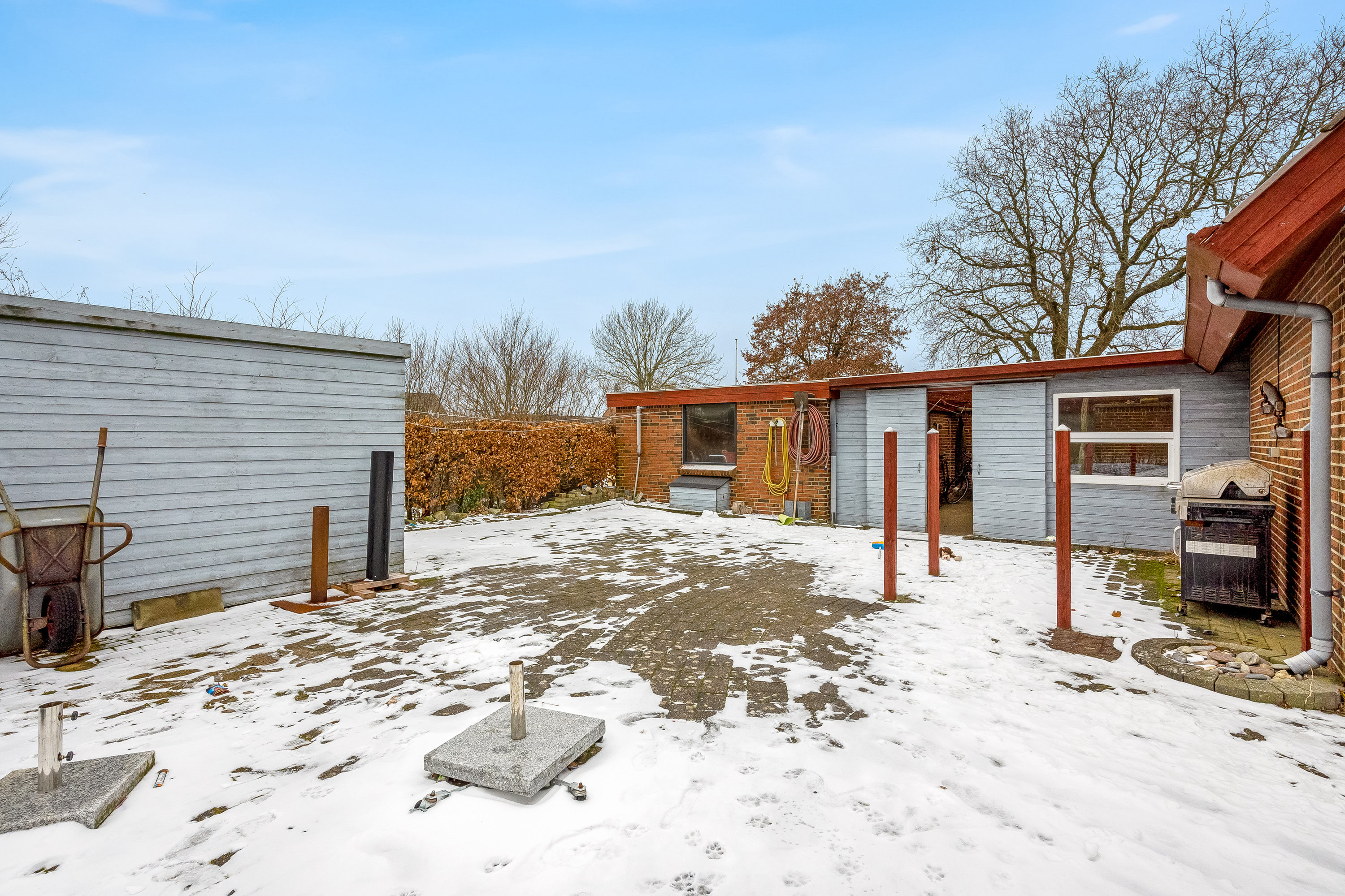 Fremhævet terrasse billede i fuldskærmstilstand. Billede af Stenildvej 18A, 6990 Ulfborg