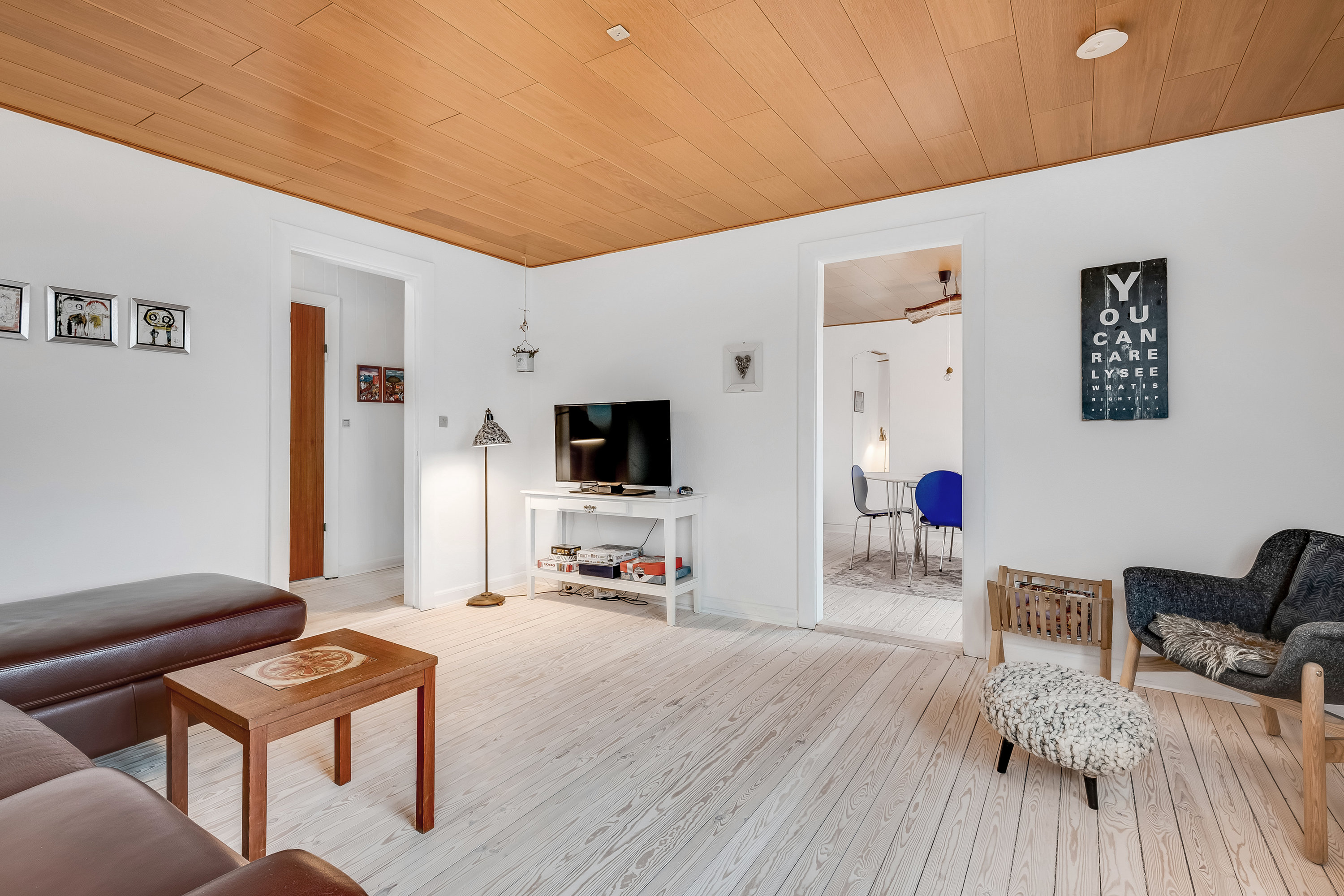 Fremhævet stue billede i fuldskærmstilstand. Billede af Søndergade 29, 6960 Hvide Sande