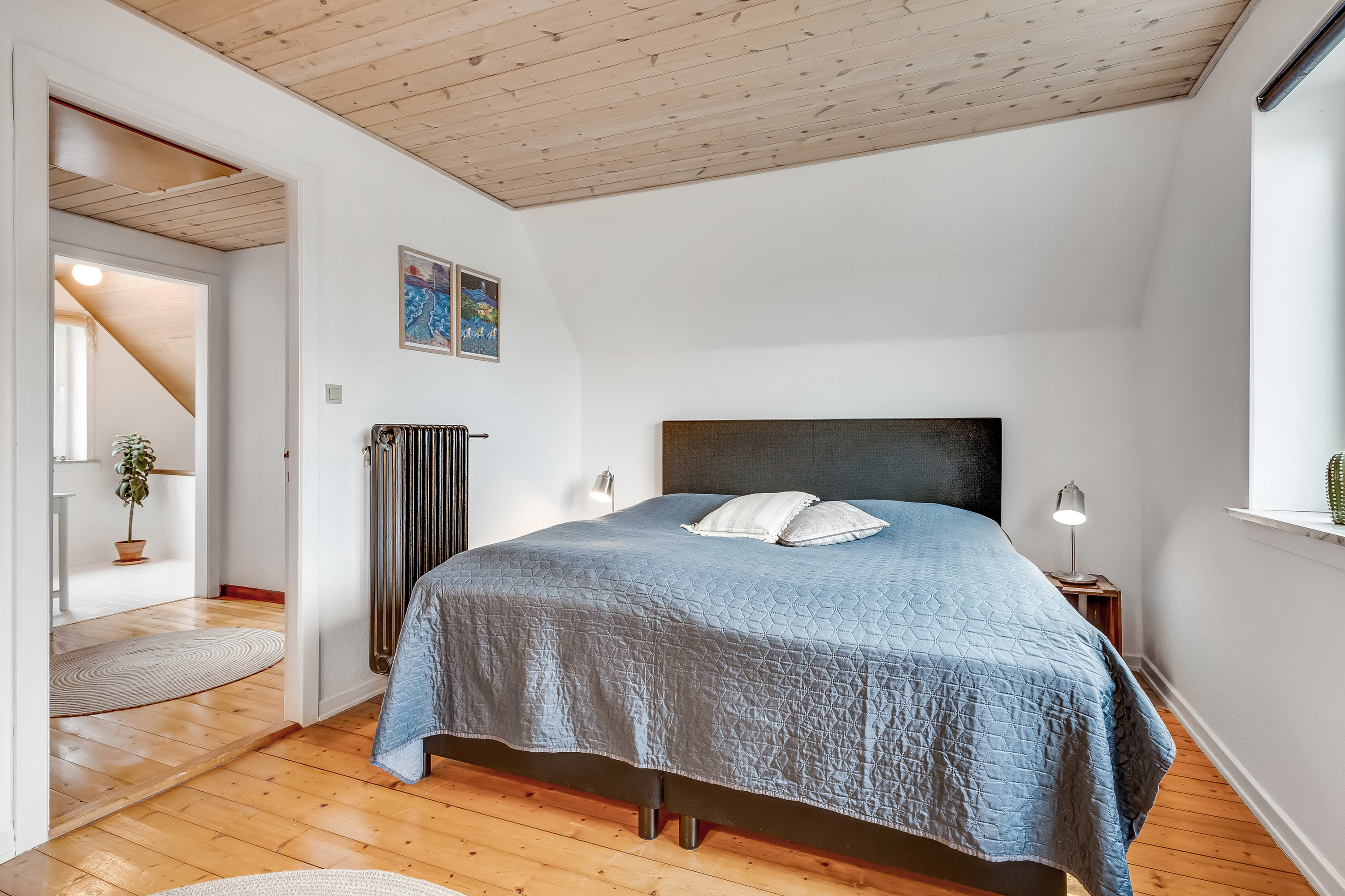 Fremhævet soveværelse billede i fuldskærmstilstand. Billede af Søndergade 29, 6960 Hvide Sande