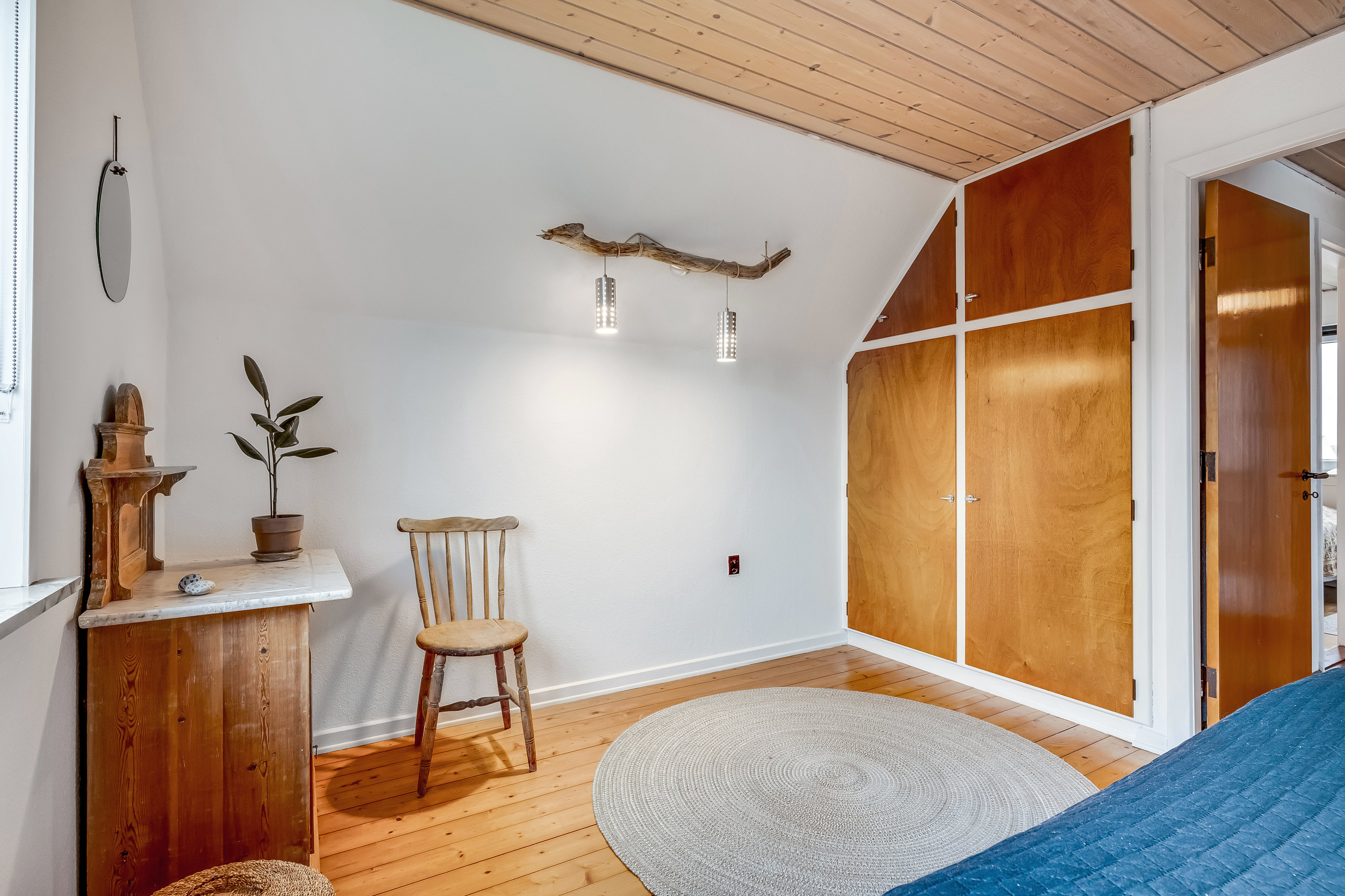 Fremhævet soveværelse billede i fuldskærmstilstand. Billede af Søndergade 29, 6960 Hvide Sande