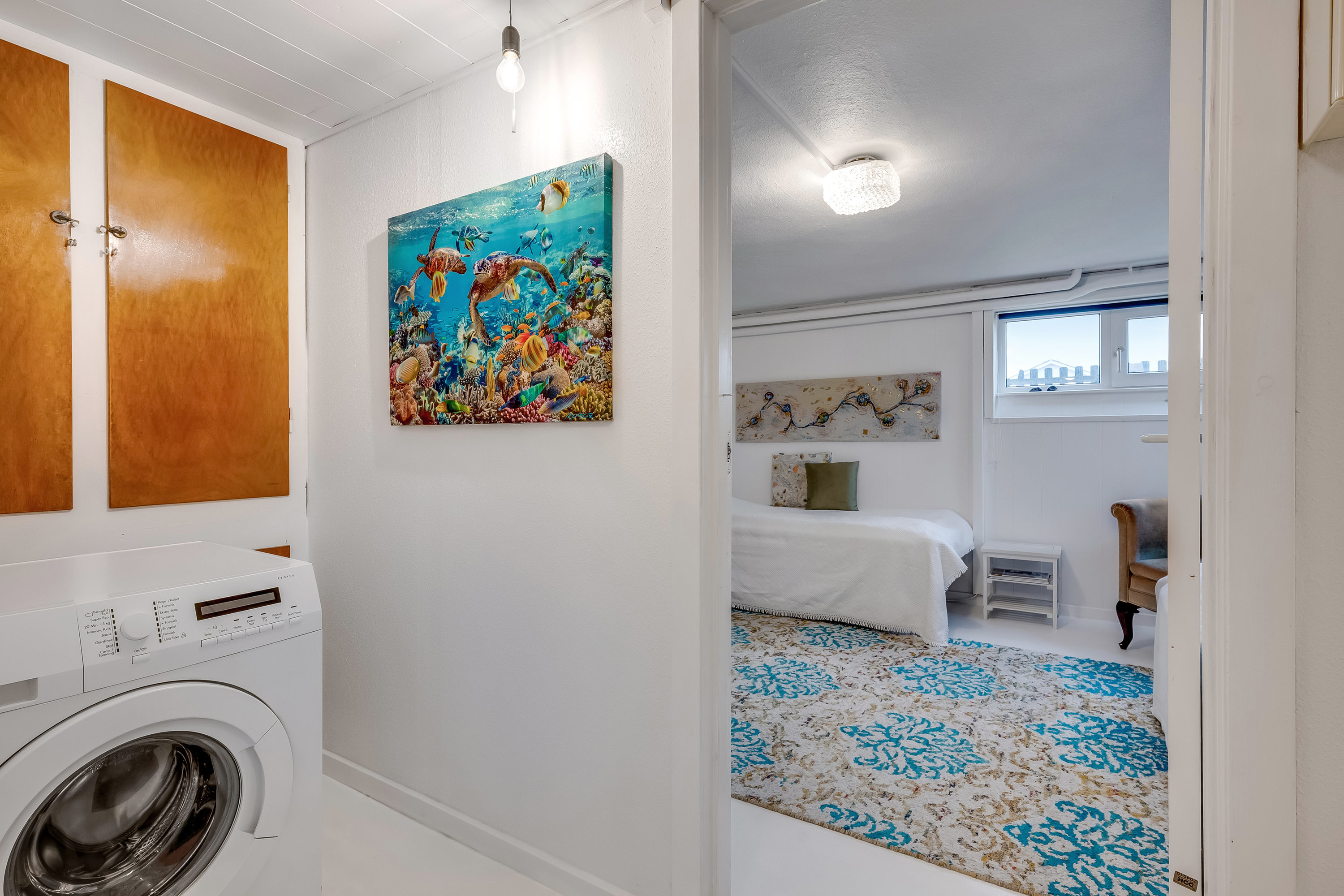 Fremhævet vaskerum billede i fuldskærmstilstand. Billede af Søndergade 29, 6960 Hvide Sande