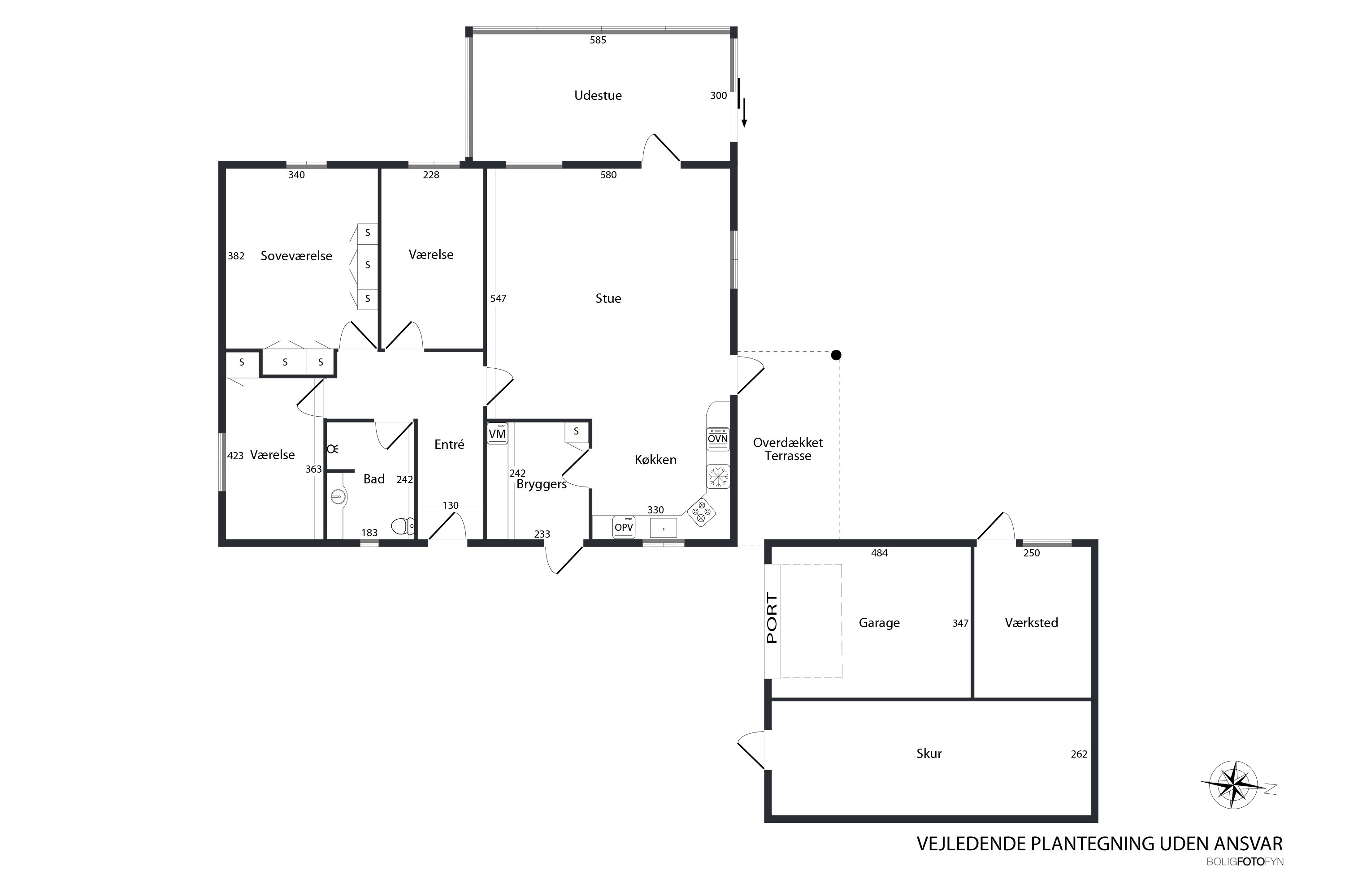 Plantegninger billede af Æblehaven 4, 5683 Haarby