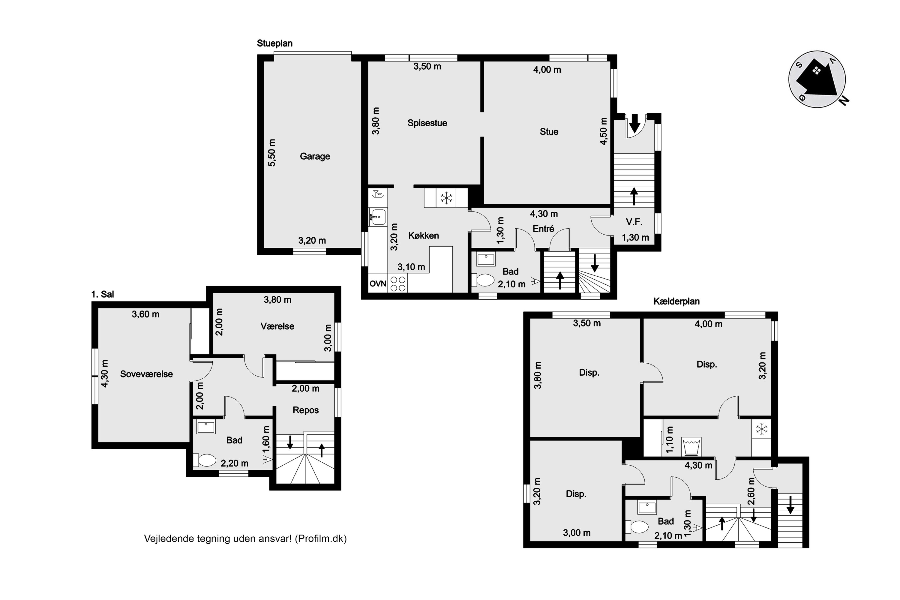 Plantegninger billede af Søndergade 29, 6960 Hvide Sande