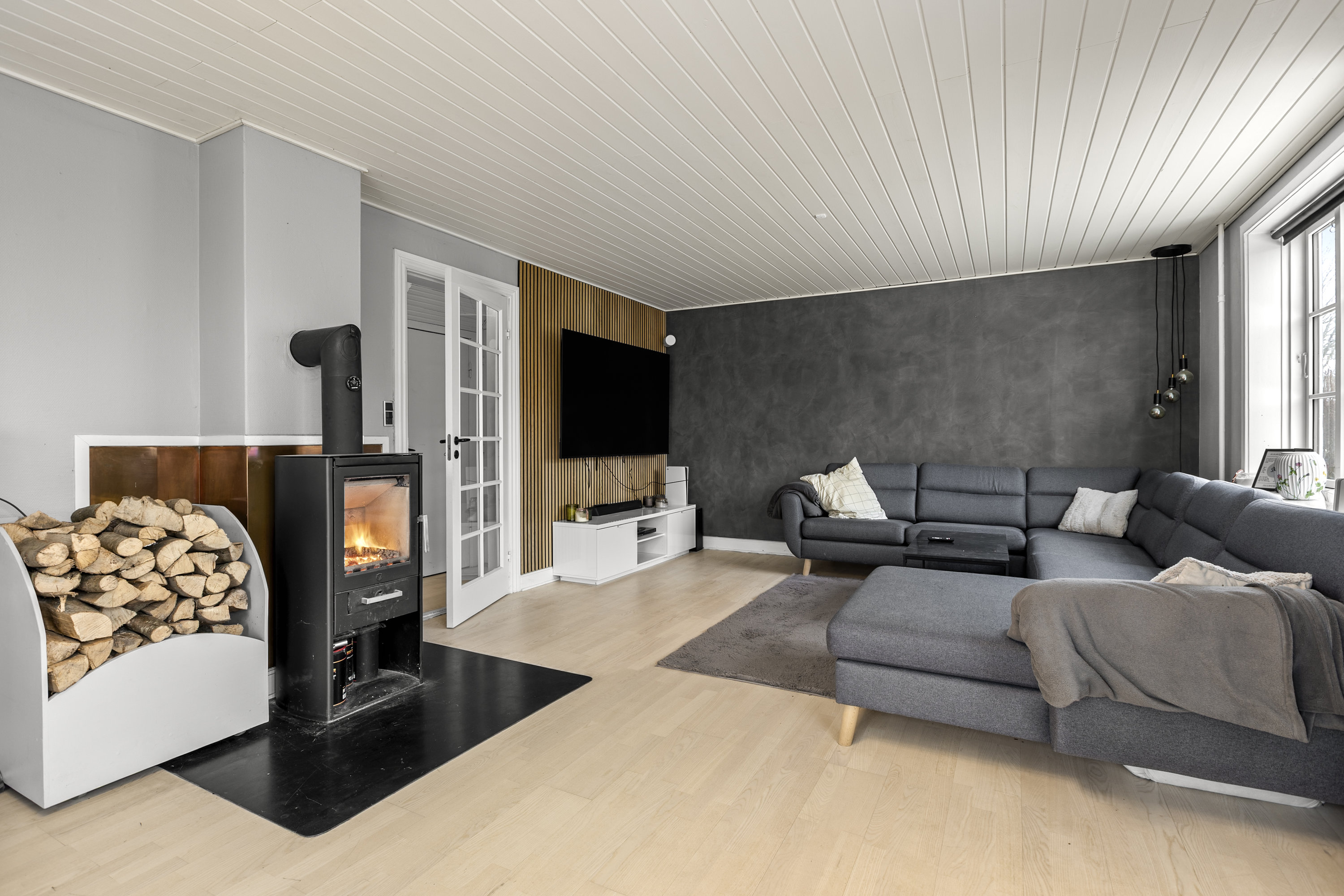 Fremhævet stue billede i fuldskærmstilstand. Billede af Nyvej 30, 4050 Skibby