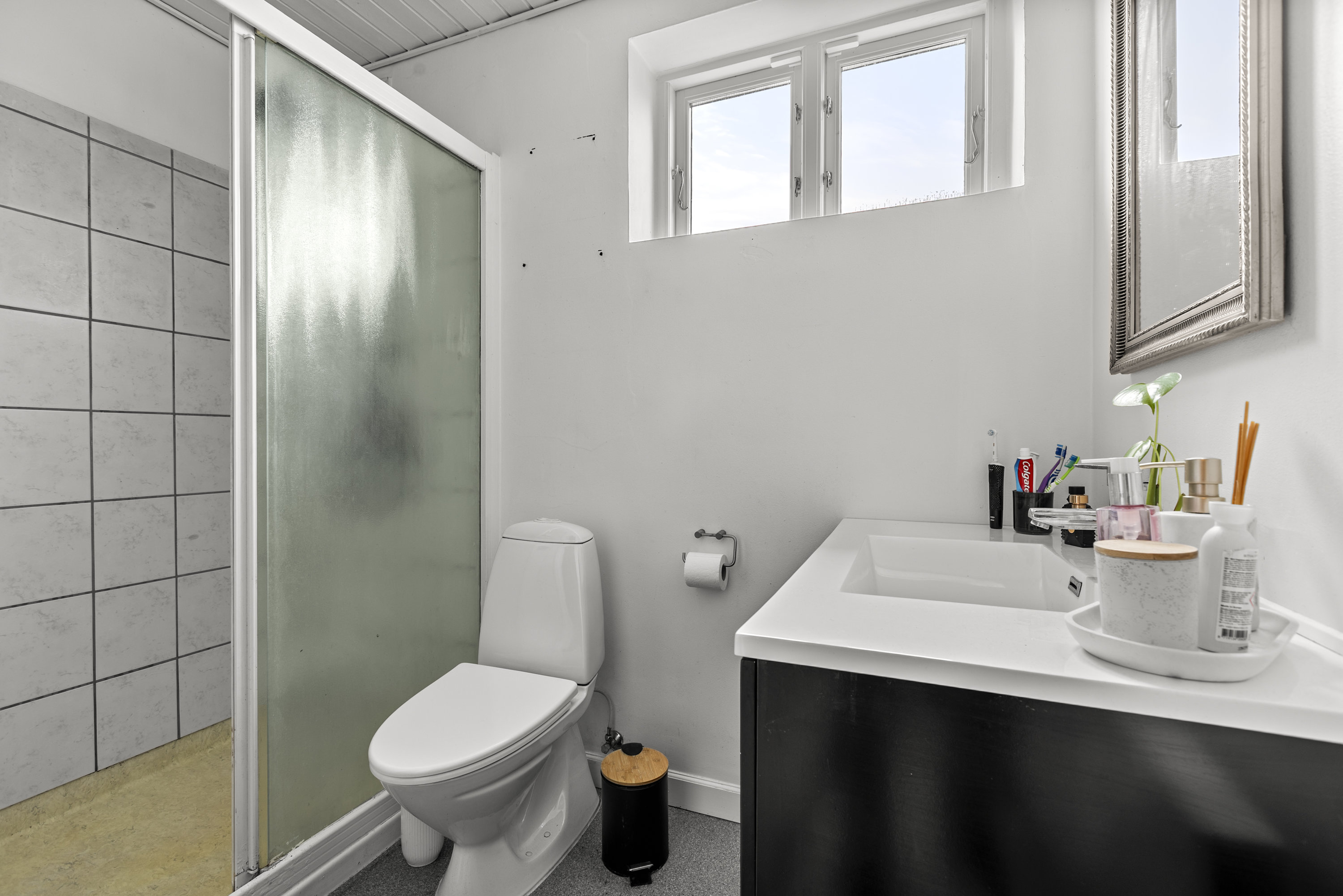 Fremhævet badeværelse billede i fuldskærmstilstand. Billede af Nyvej 30, 4050 Skibby