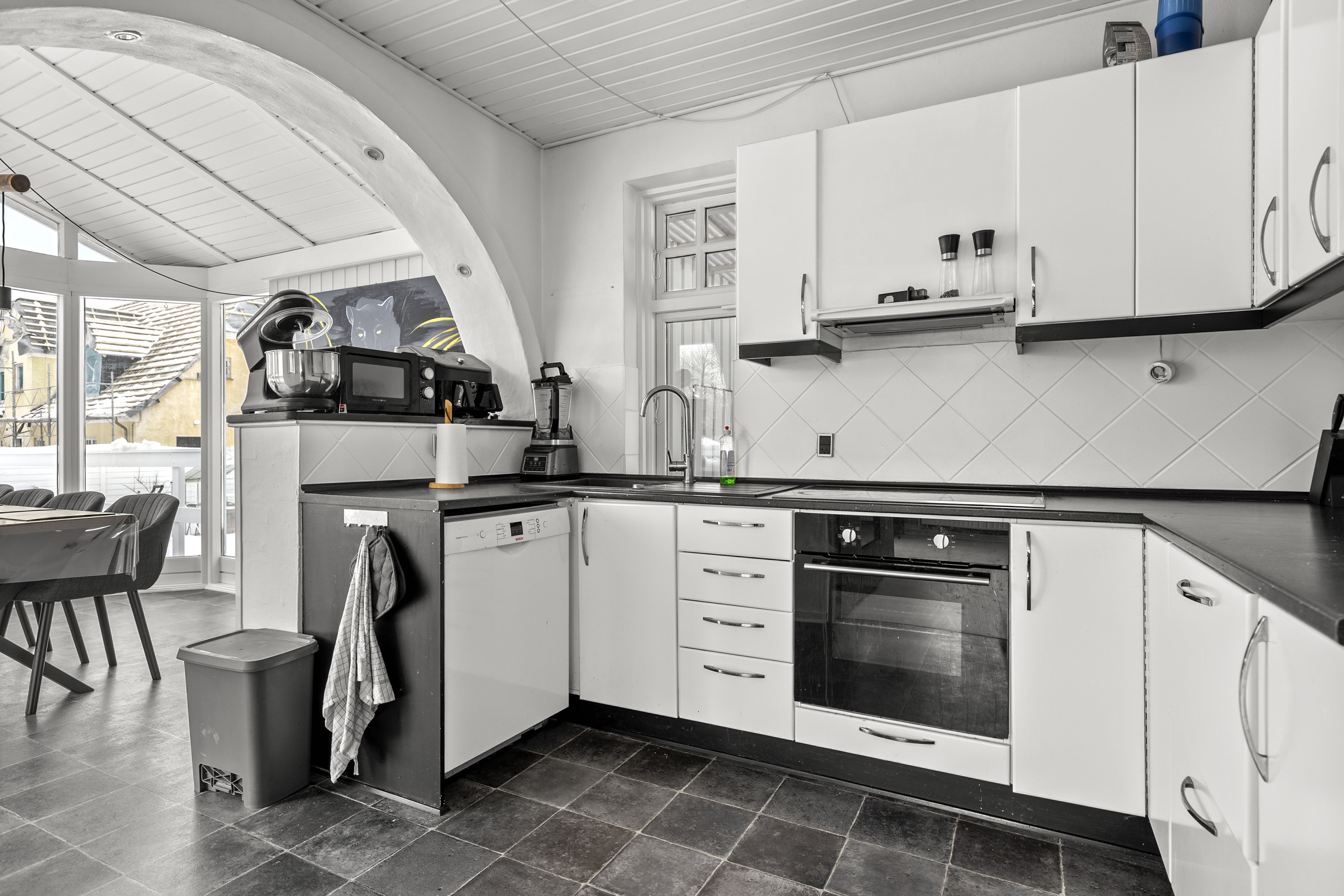 Fremhævet køkken billede i fuldskærmstilstand. Billede af Nyvej 30, 4050 Skibby