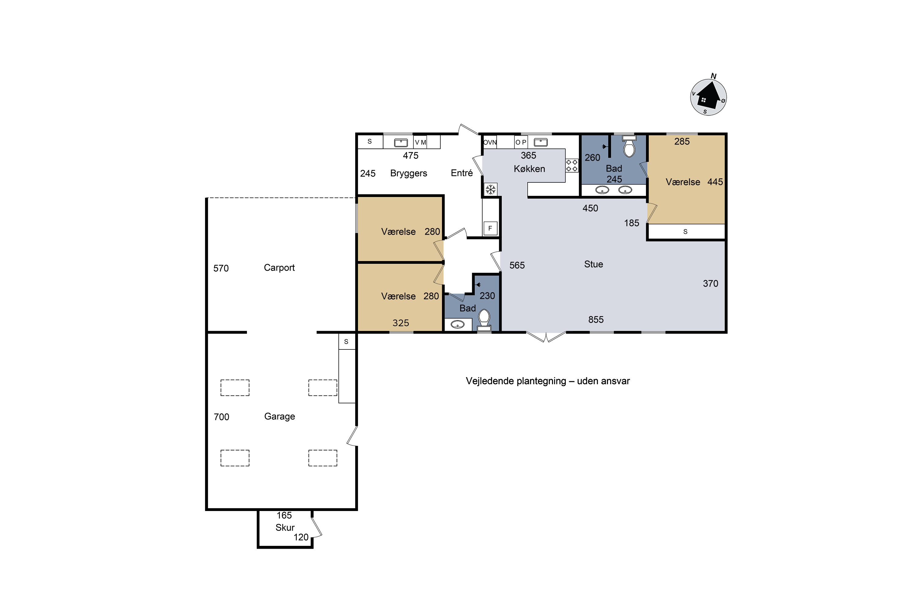 Plantegninger billede af Sikavej 50, 4050 Skibby