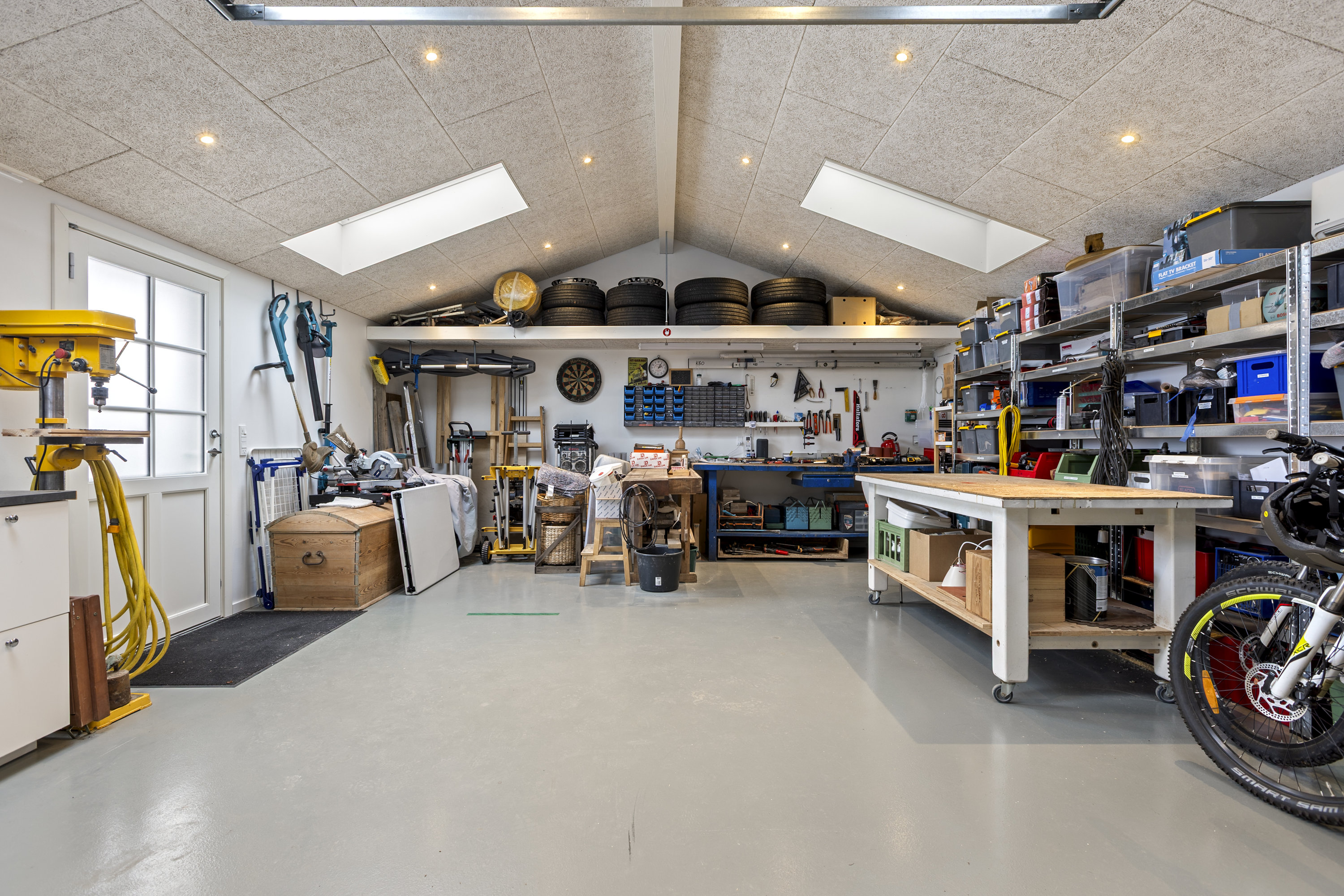 Fremhævet garage billede i fuldskærmstilstand. Billede af Sikavej 50, 4050 Skibby