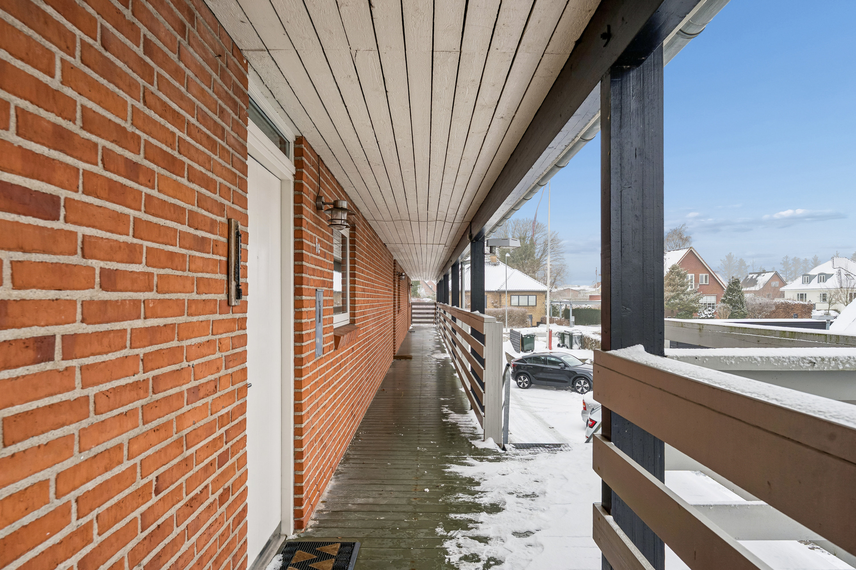 Fremhævet indgangsparti billede i fuldskærmstilstand. Billede af Horsensvej 6C, 1., 8722 Hedensted