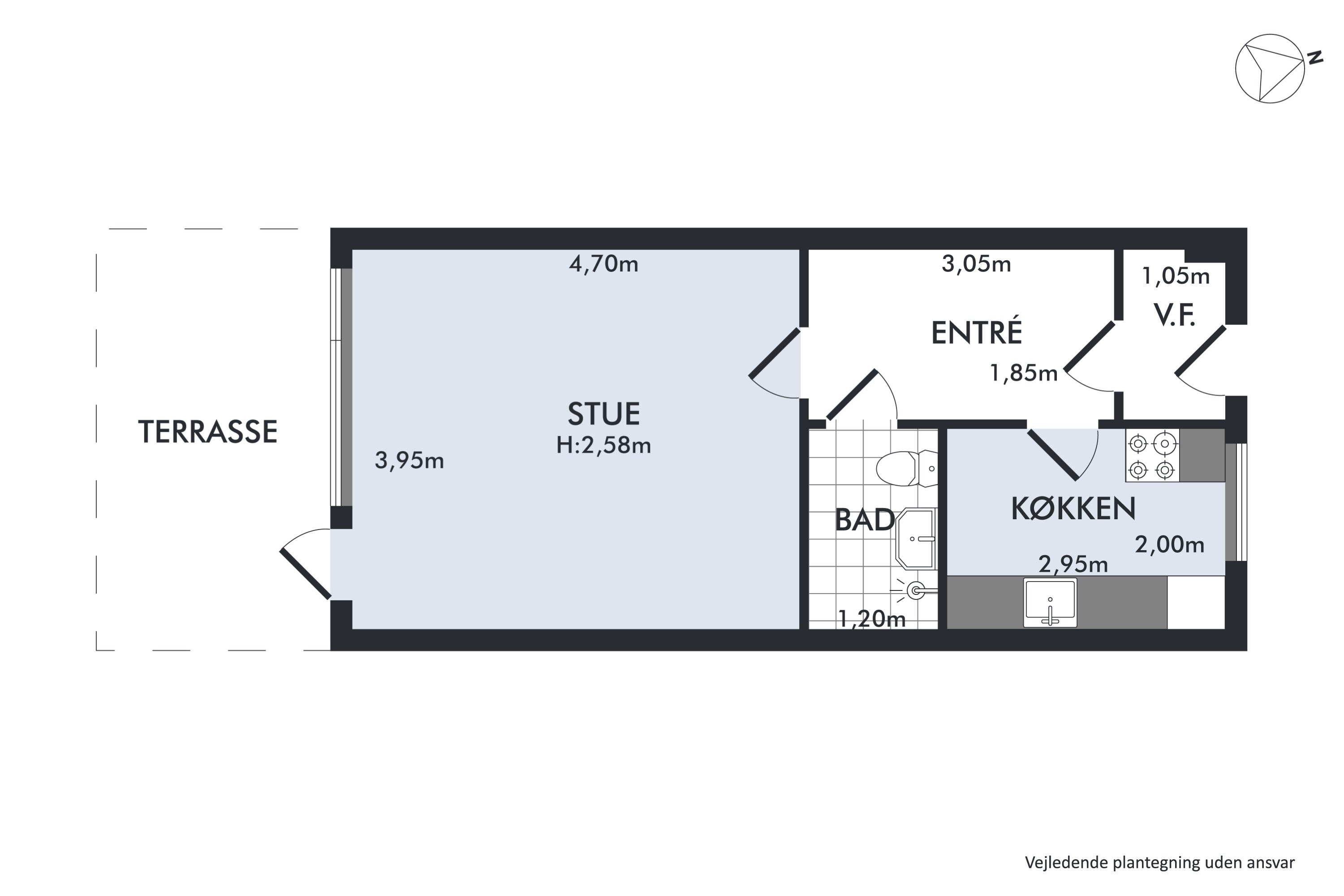 Plantegninger billede af Roald Amundsens Vej 11, st.., 9210 Aalborg SØ
