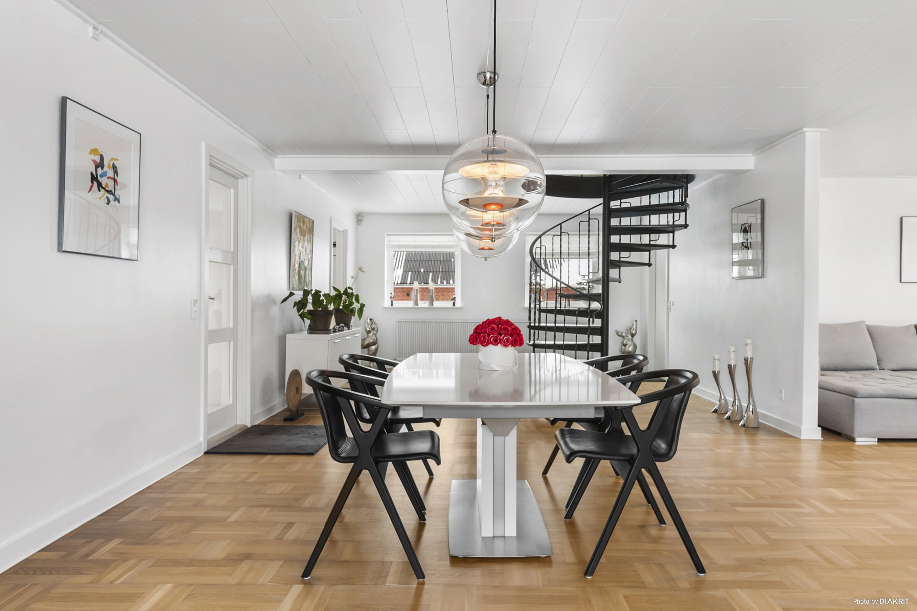 Fremhævet spisestue billede i fuldskærmstilstand. Billede af Alminde 9, Enderslev, 4652 Hårlev