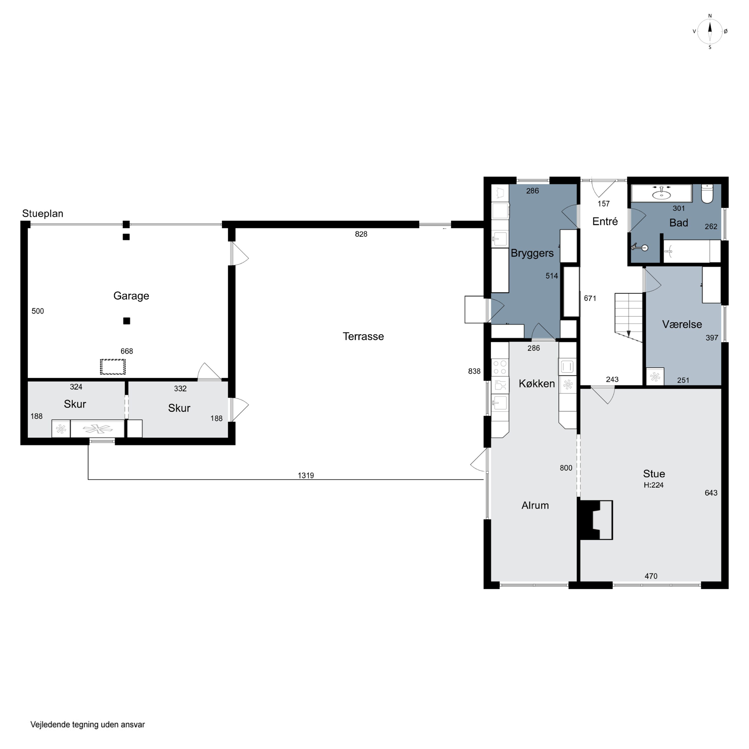 Plantegninger billede af Syrenvej 4, 7700 Thisted