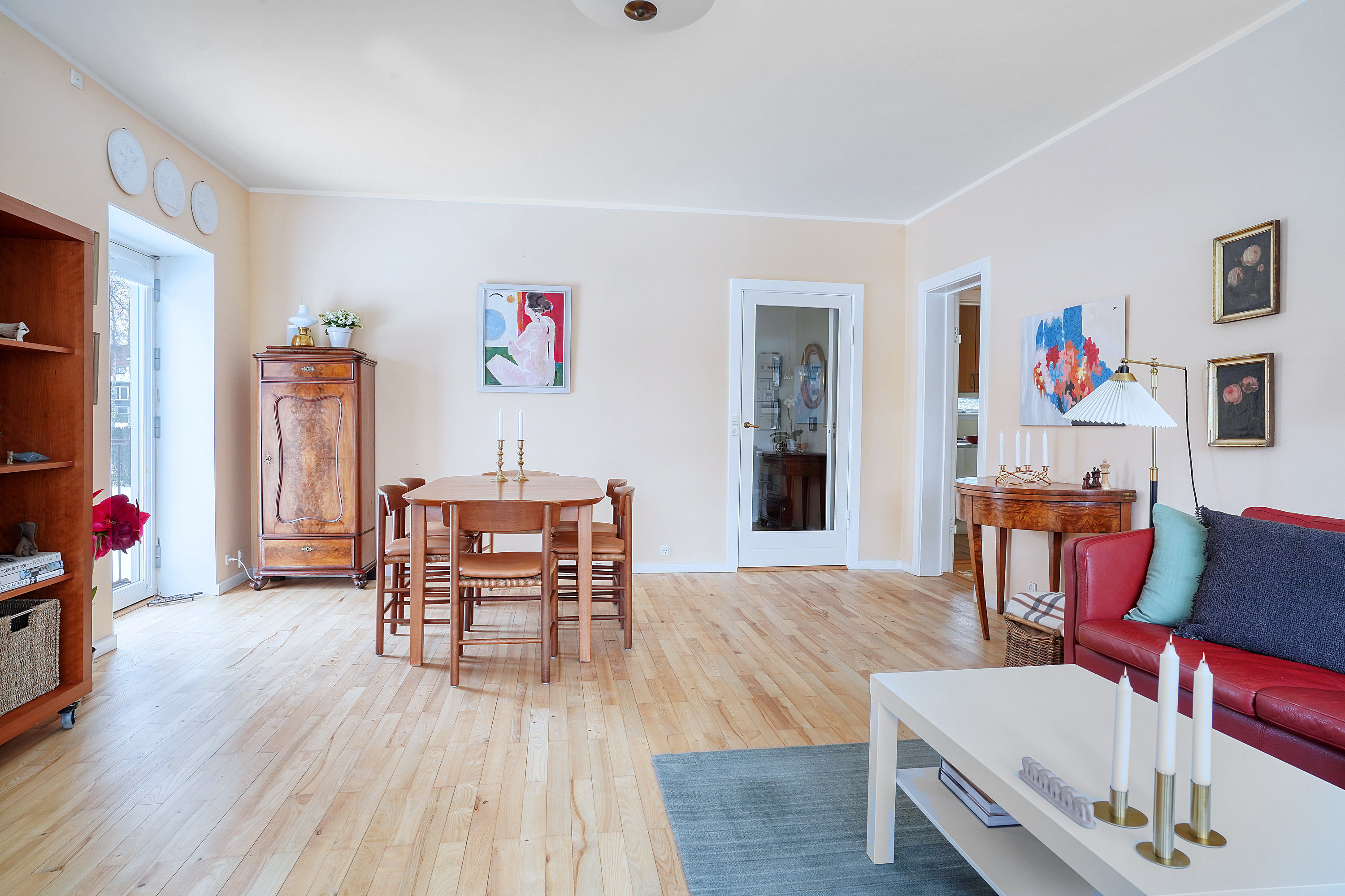 Fremhævet spisestue billede i fuldskærmstilstand. Billede af Søllerød Park 16, st.. 1., Søllerød, 2840 Holte