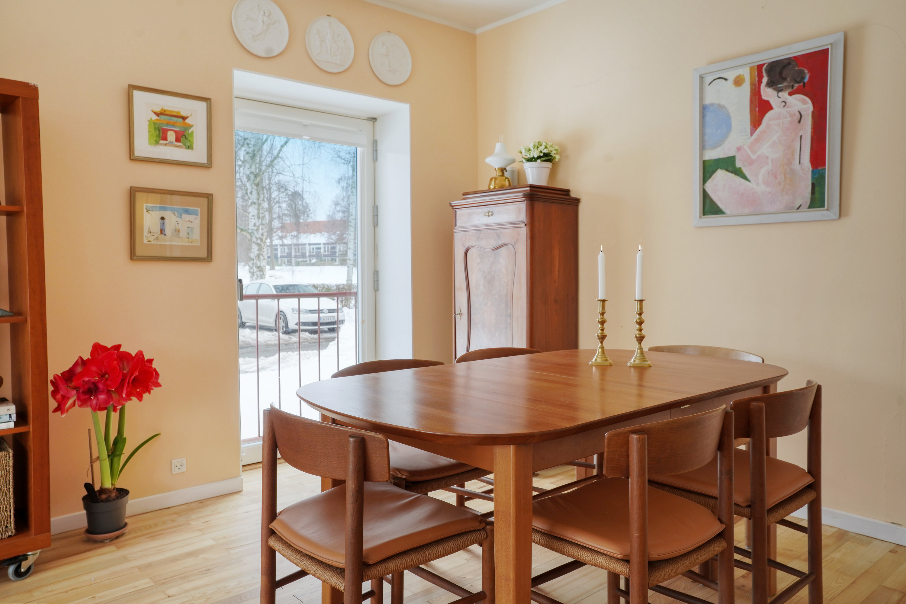 Fremhævet spisestue billede i fuldskærmstilstand. Billede af Søllerød Park 16, st.. 1., Søllerød, 2840 Holte