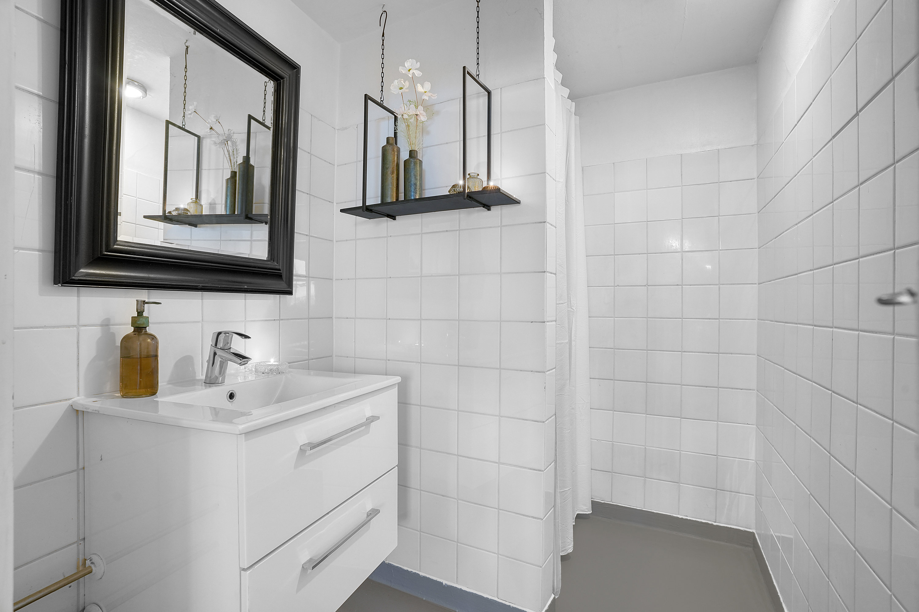 Fremhævet badeværelse billede i fuldskærmstilstand. Billede af Skyttenstræde 11C, 3000 Helsingør