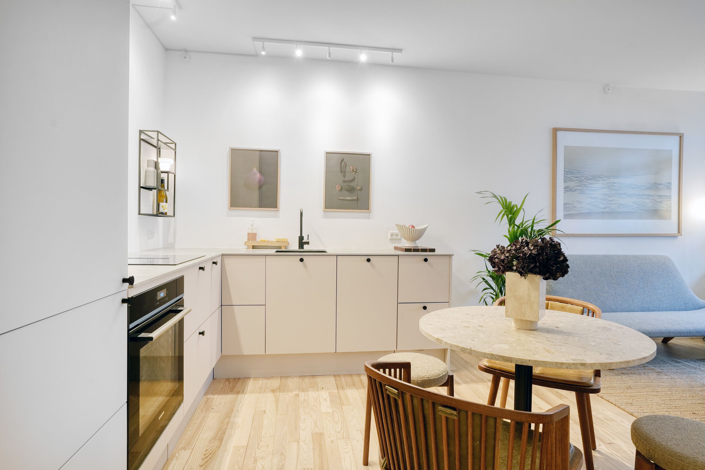 Fremhævet køkken billede i fuldskærmstilstand. Billede af Bjelkes Allé 4, 1. 4., 2200 København N