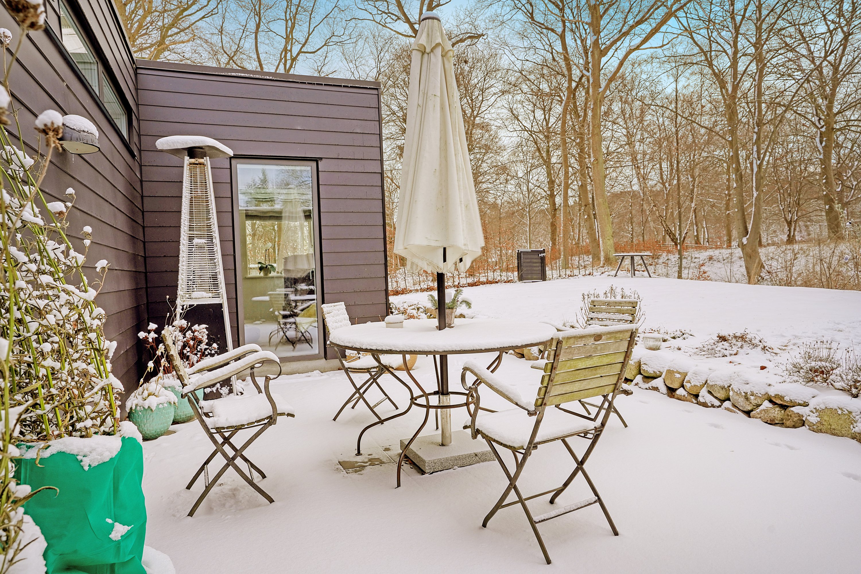 Fremhævet terrasse billede i fuldskærmstilstand. Billede af Nordre Strandvej 25, 3000 Helsingør