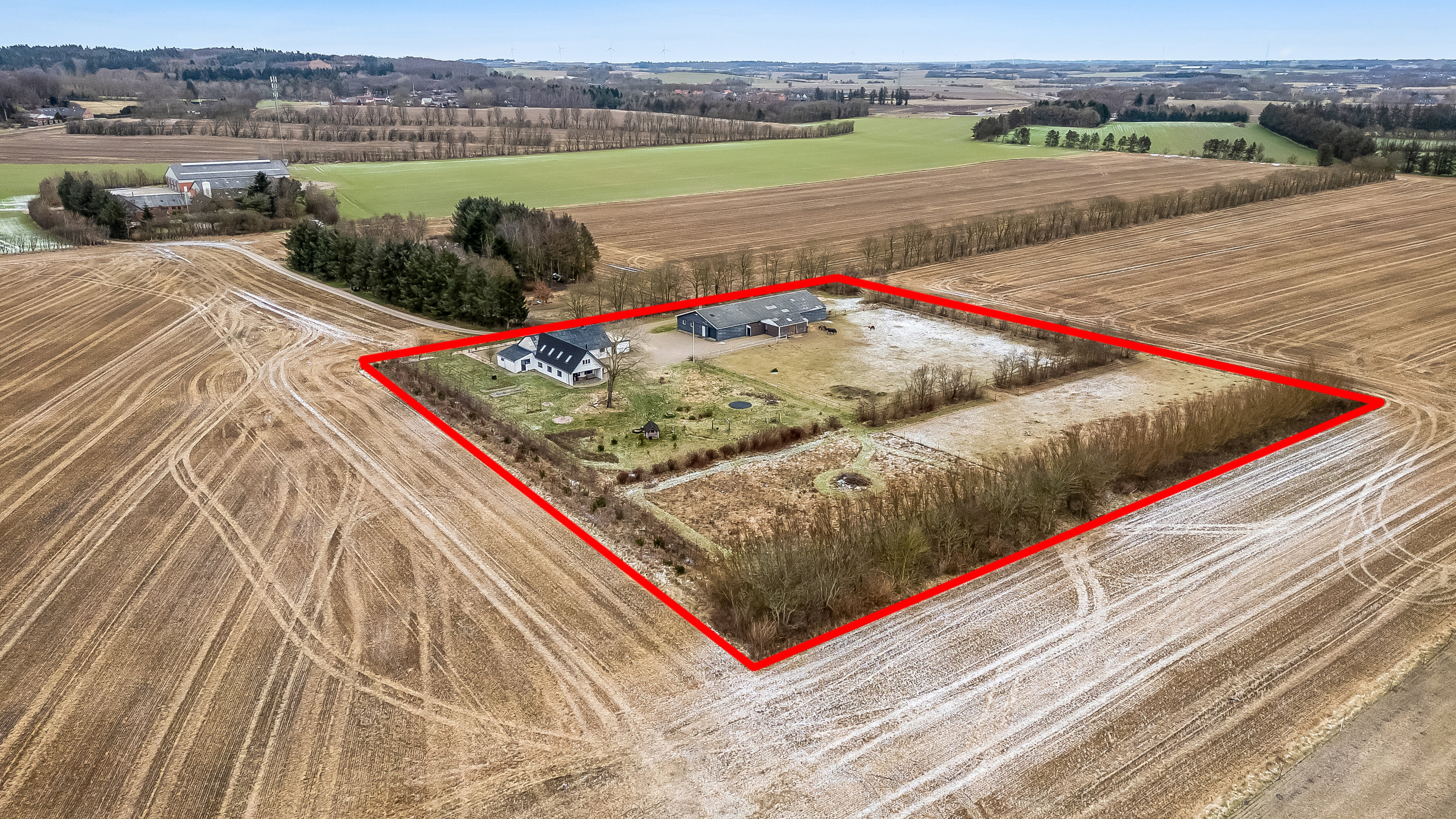 Miniaturebillede 2: luftfoto. Billede af Naurvej 28, 7500 Holstebro