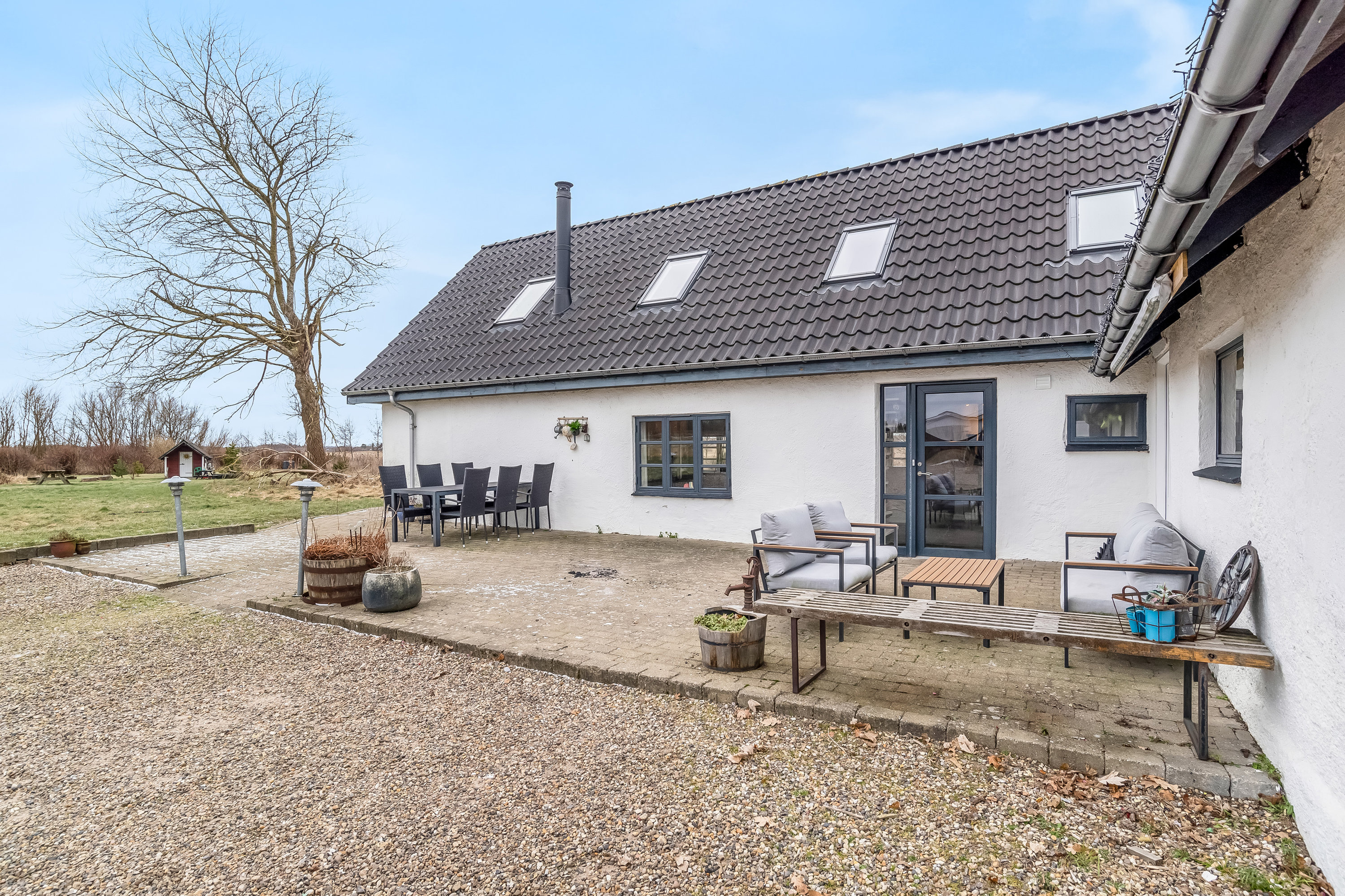 Fremhævet terrasse billede i fuldskærmstilstand. Billede af Naurvej 28, 7500 Holstebro