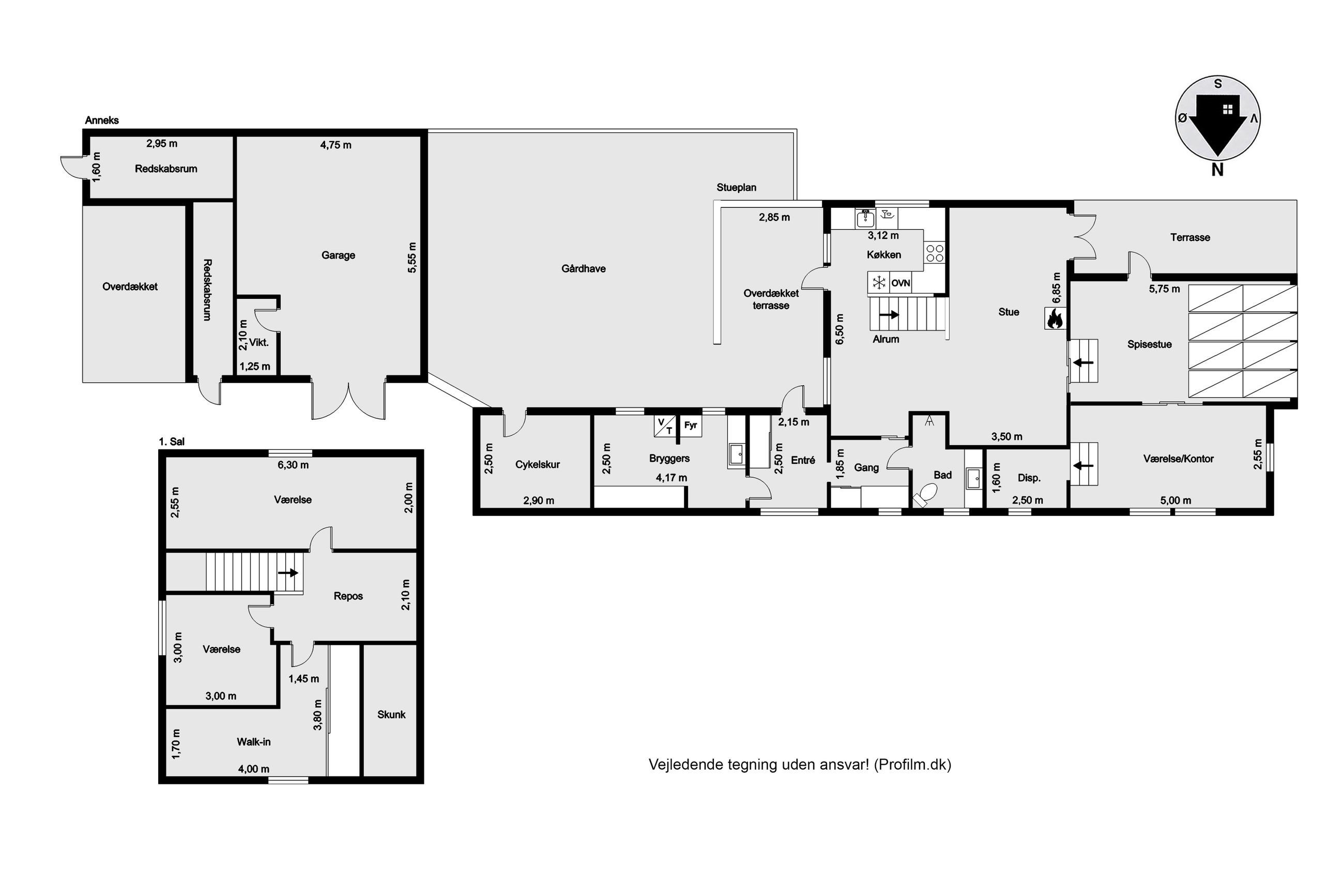 Plantegninger billede af Sørvadvej 11, Nr Felding, 7500 Holstebro