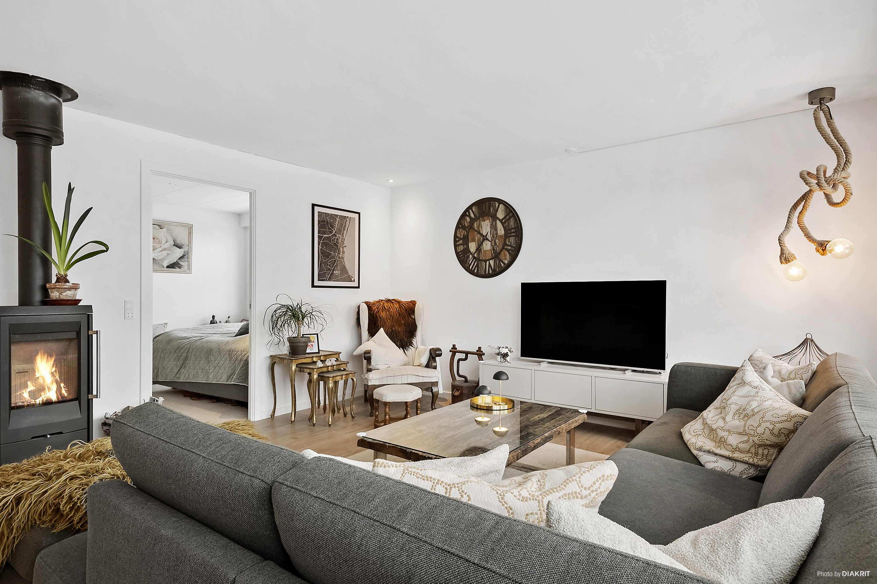 Fremhævet stue billede i fuldskærmstilstand. Billede af Samsøvej 1A, 4600 Køge