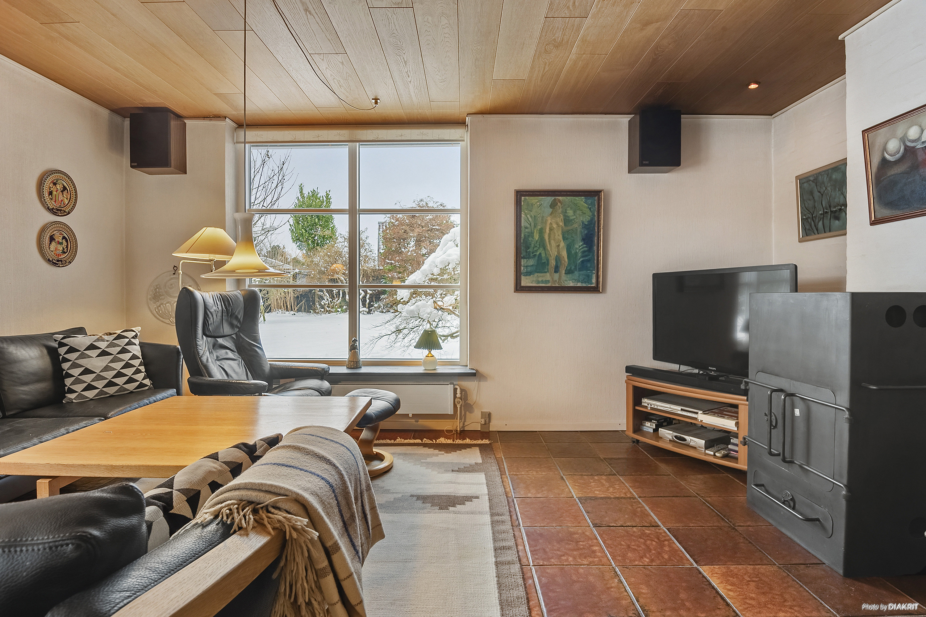 Fremhævet stue billede i fuldskærmstilstand. Billede af Magnoliavej 33, Strøby Egede, 4600 Køge