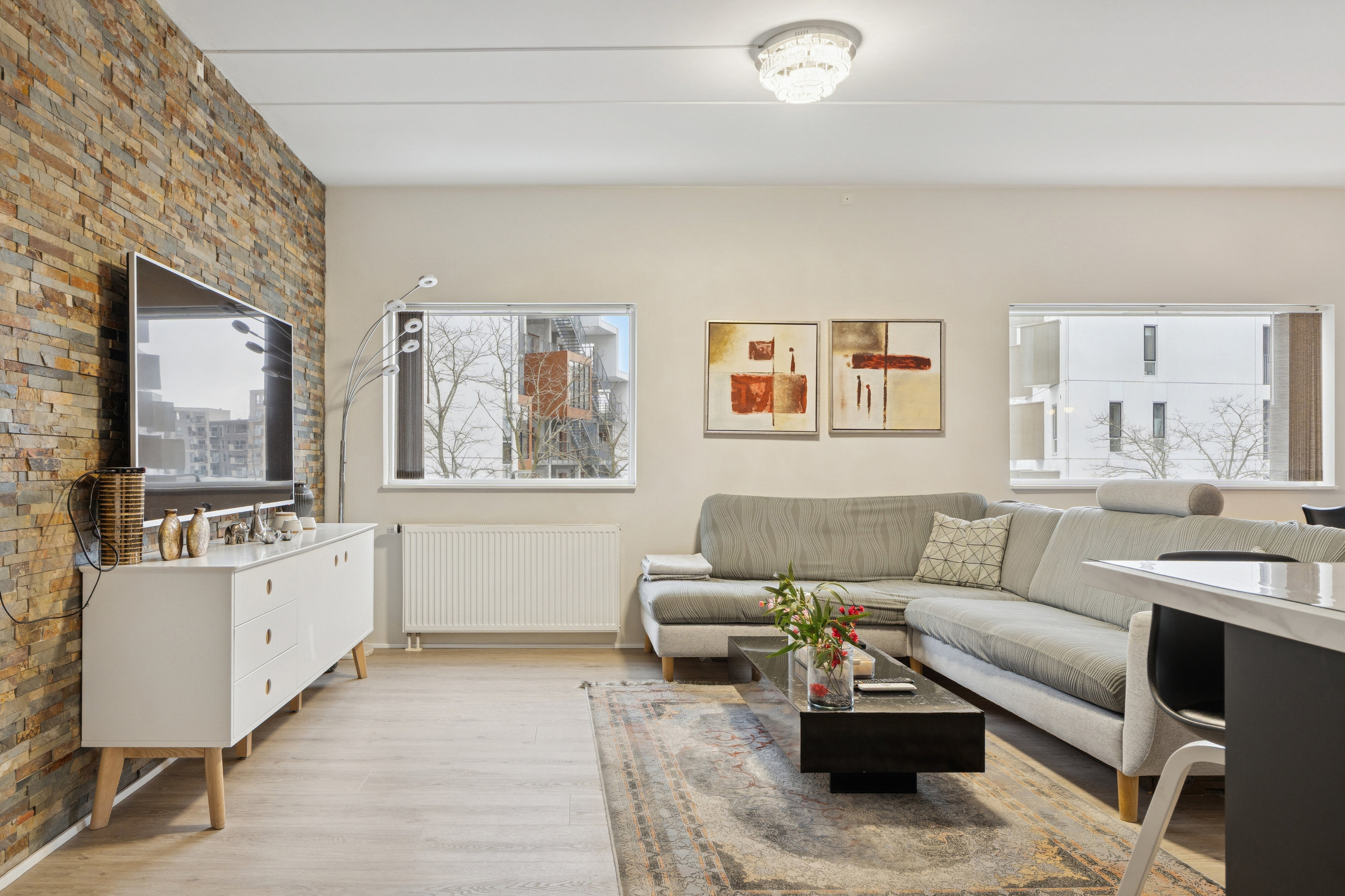 Fremhævet køkken billede i fuldskærmstilstand. Billede af Promenadebyen 2, 1. 1., 5000 Odense C