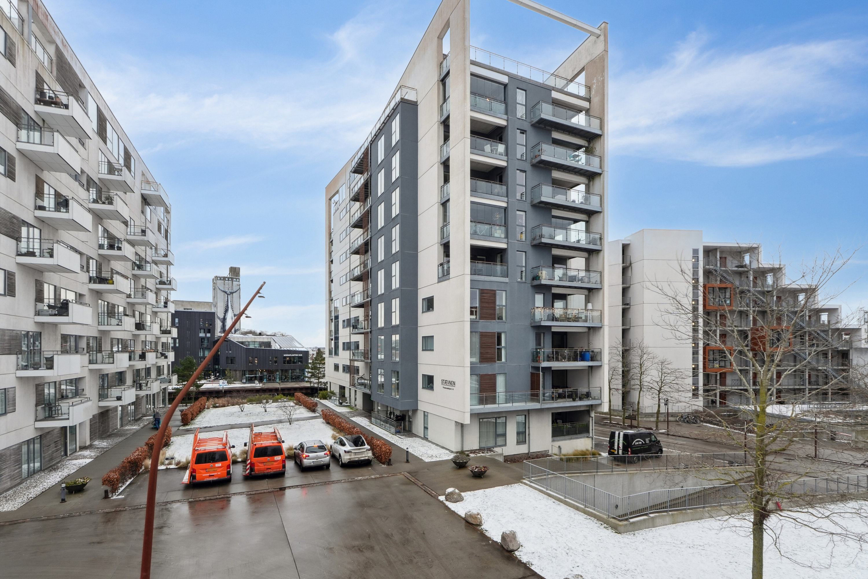 Miniaturebillede 1: facade. Billede af Promenadebyen 2, 1. 1., 5000 Odense C