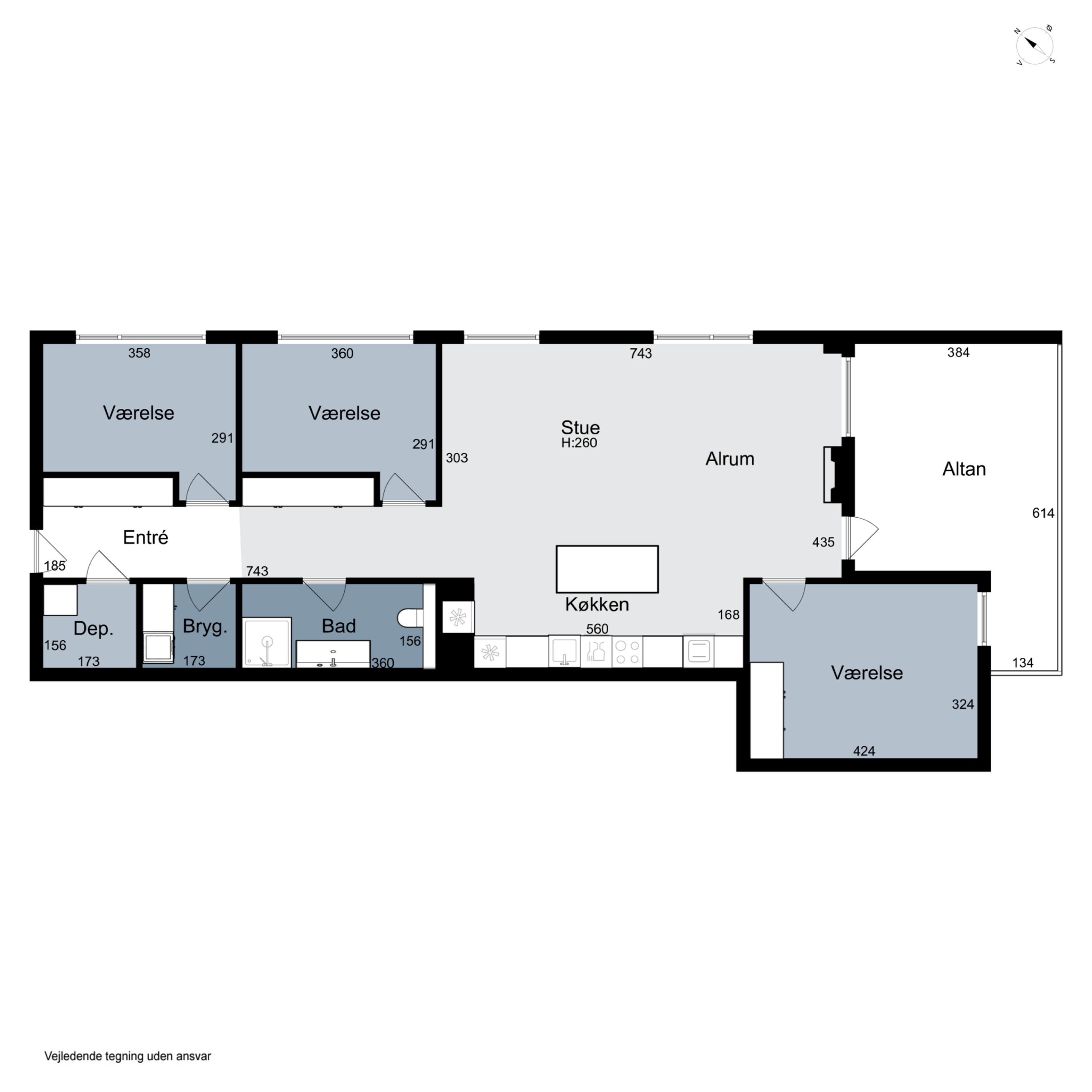 Plantegninger billede af Promenadebyen 2, 1. 1., 5000 Odense C