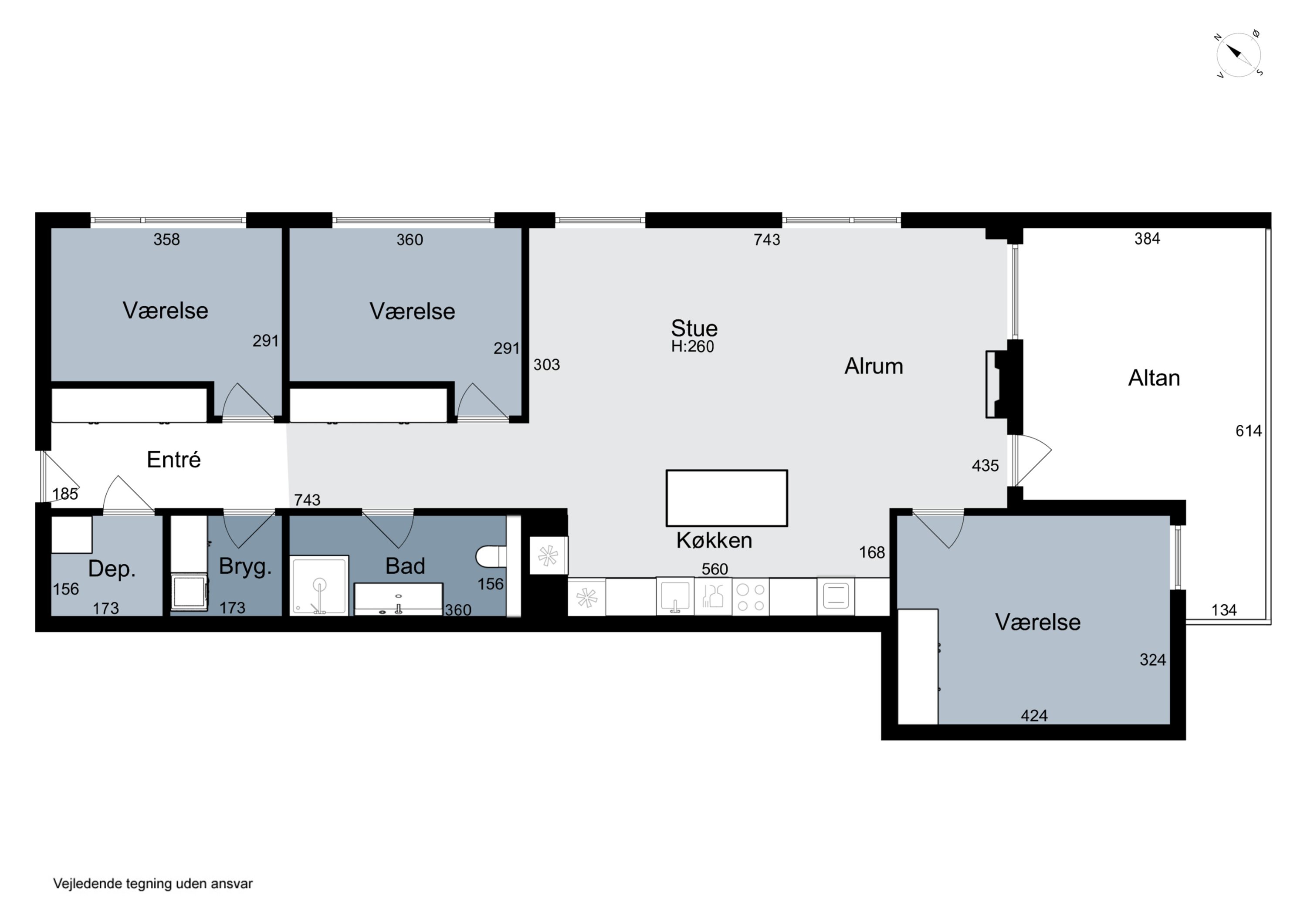 Plantegninger billede af Promenadebyen 2, 1. 1., 5000 Odense C
