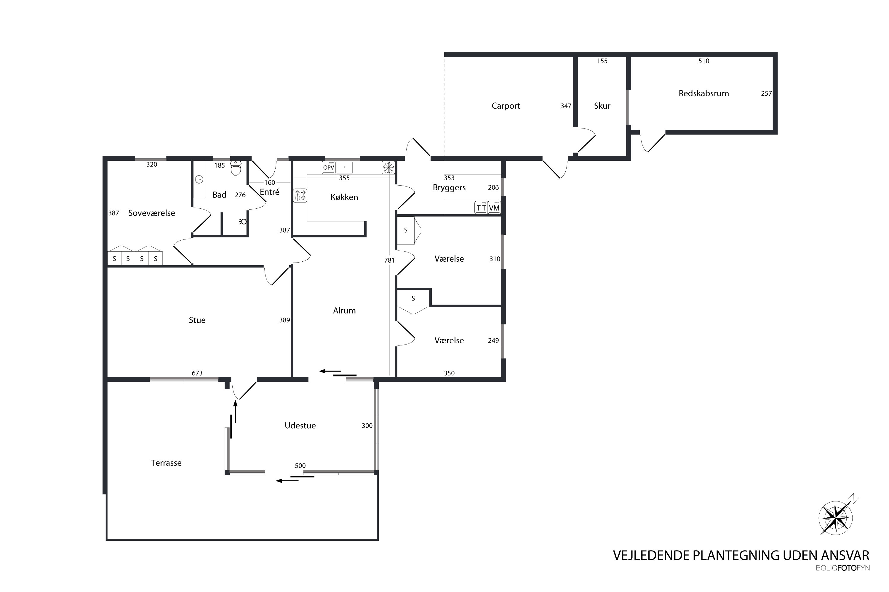 Plantegninger billede af Flintebjergvænget 5, Nr Broby, 5672 Broby