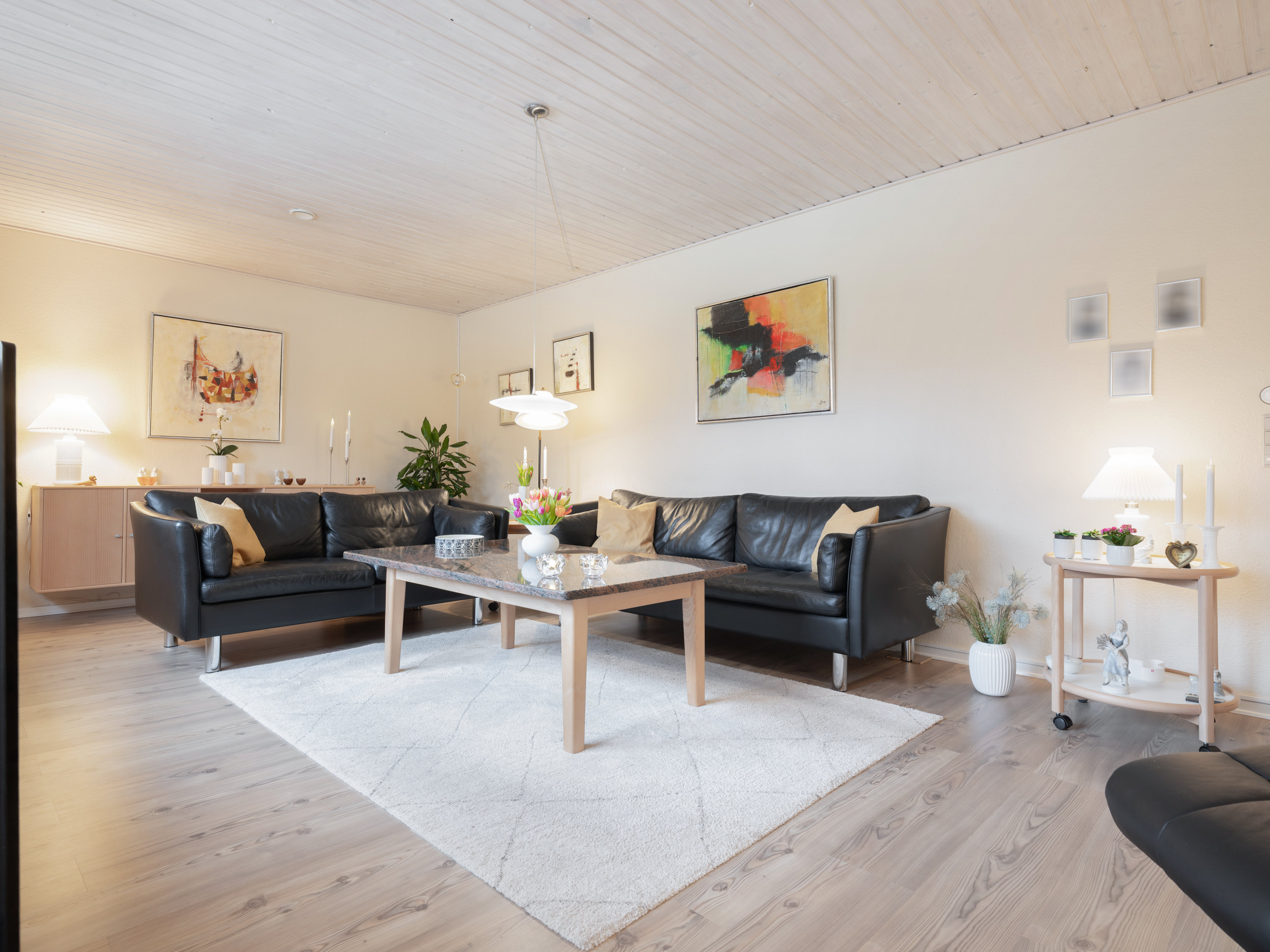 Fremhævet stue billede i fuldskærmstilstand. Billede af Flintebjergvænget 5, Nr Broby, 5672 Broby