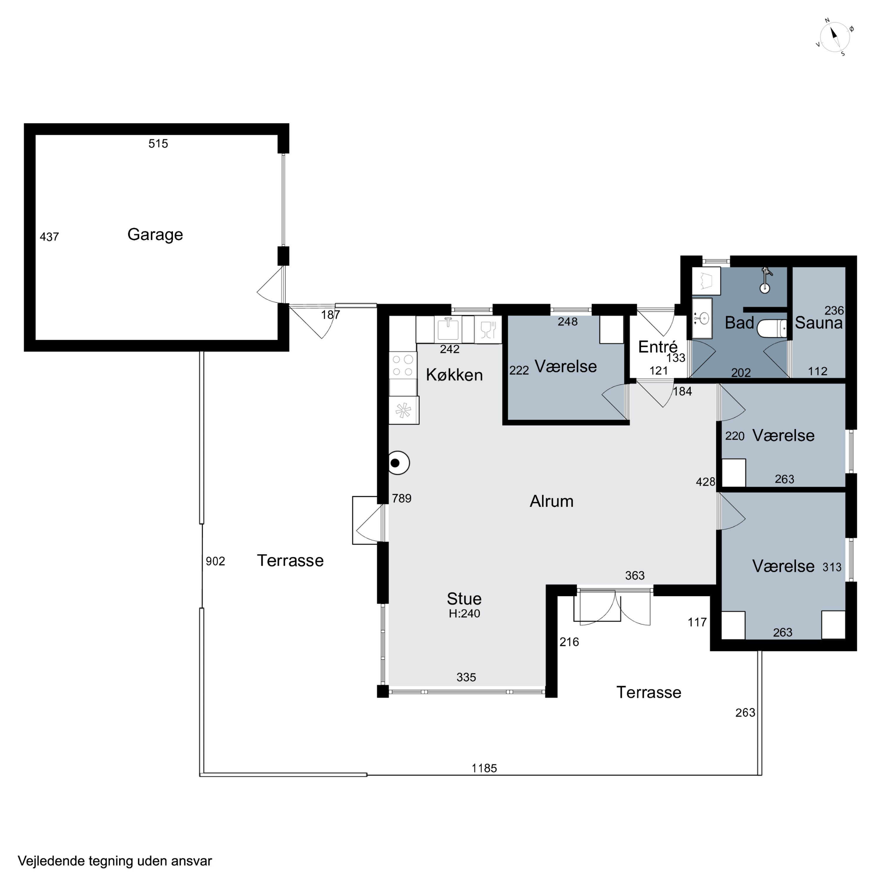 Plantegninger billede af Klemsvej 26D, Vorupør, 7700 Thisted