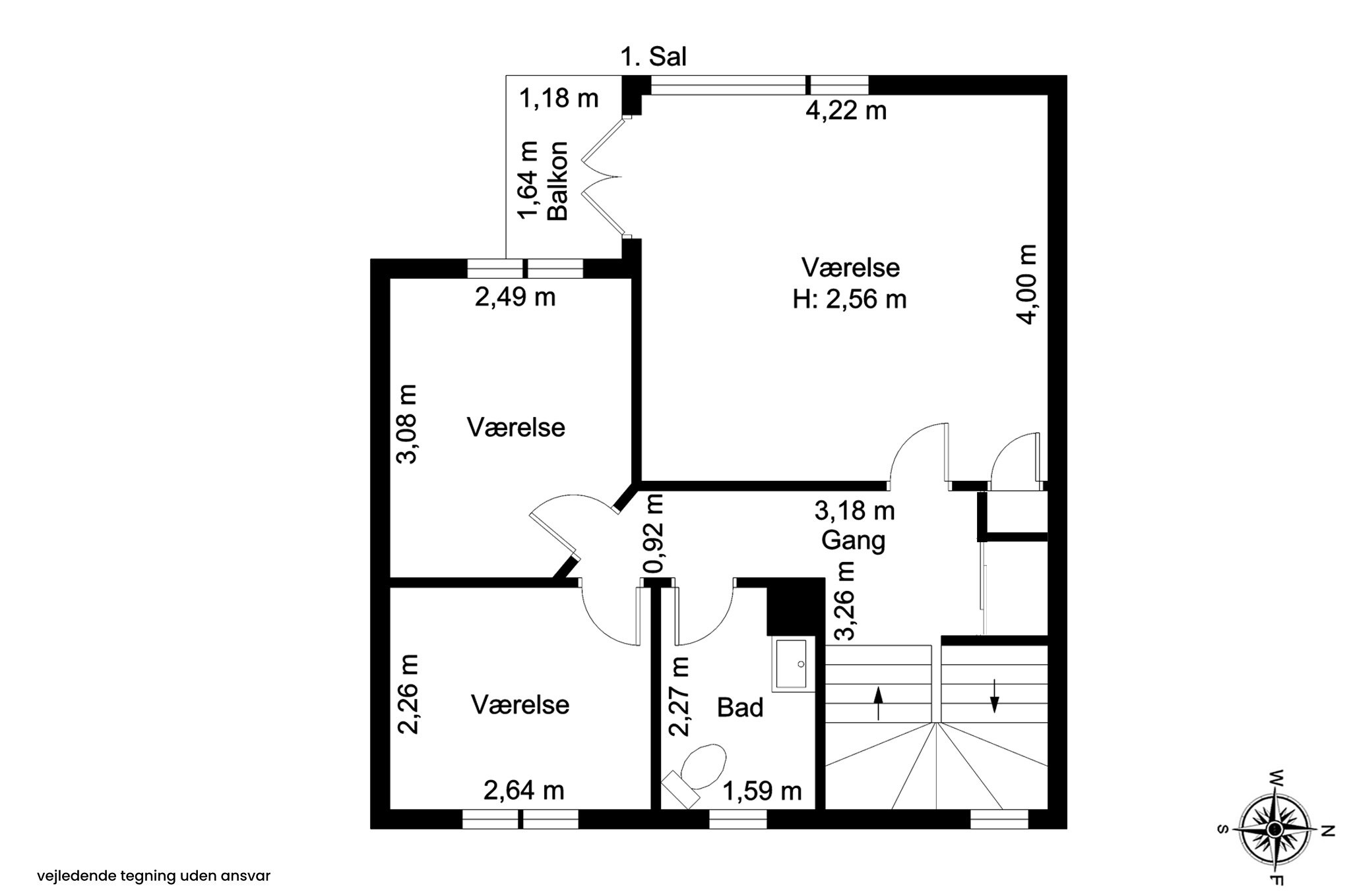 Plantegninger billede af Hasselvej 38, 2830 Virum