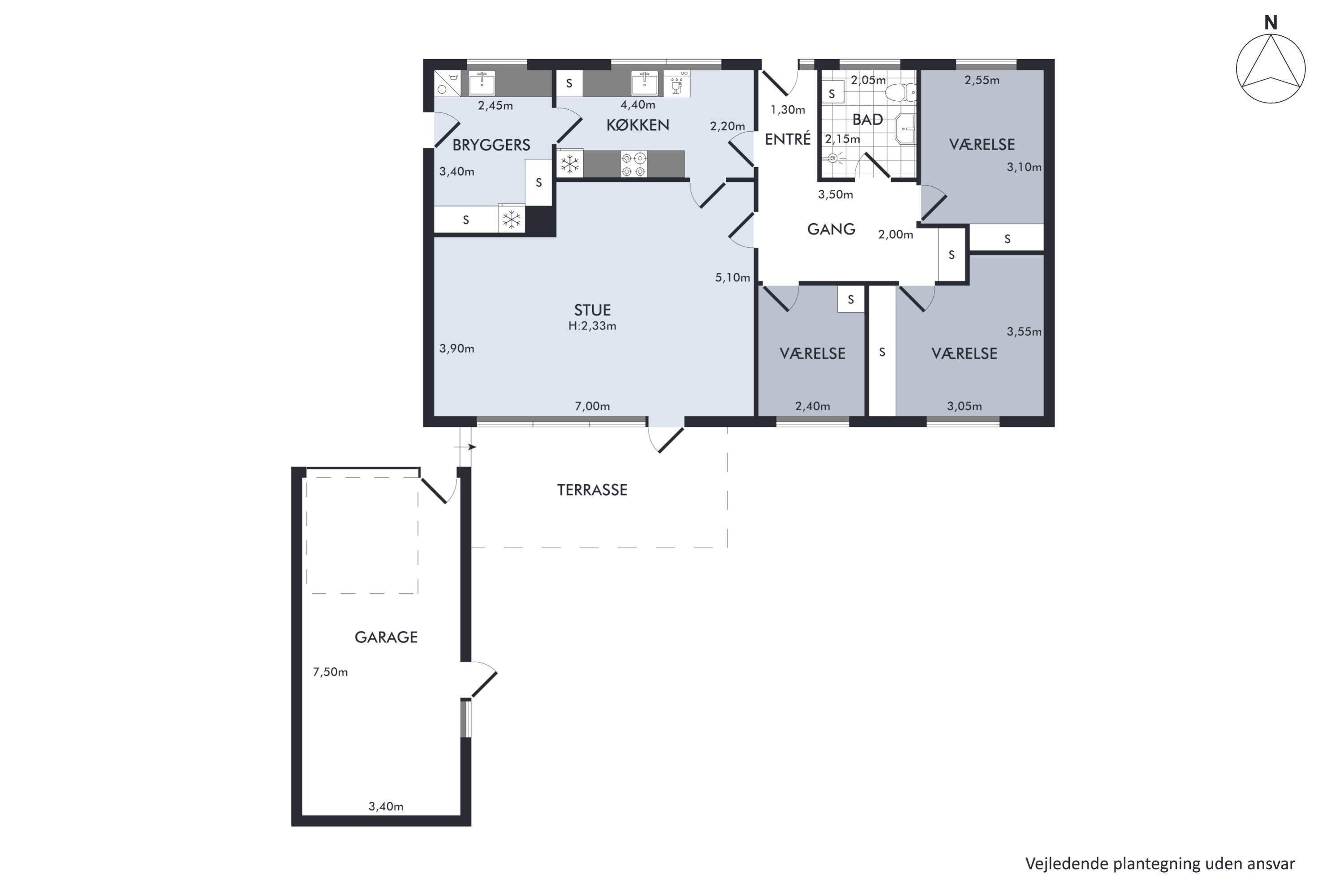 Plantegninger billede af Splinten 24, 9260 Gistrup