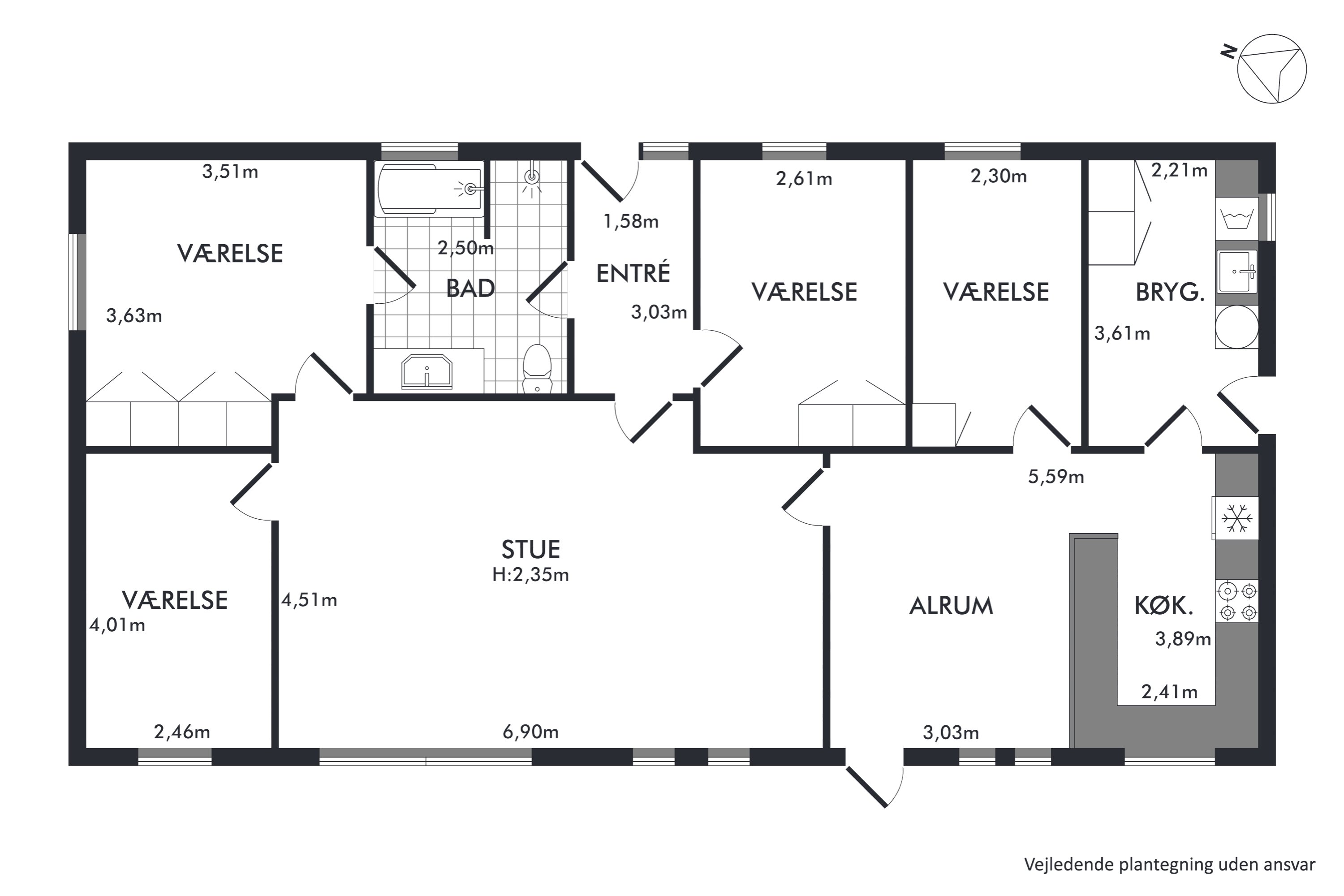 Plantegninger billede af Skærvegyden 15, 8723 Løsning