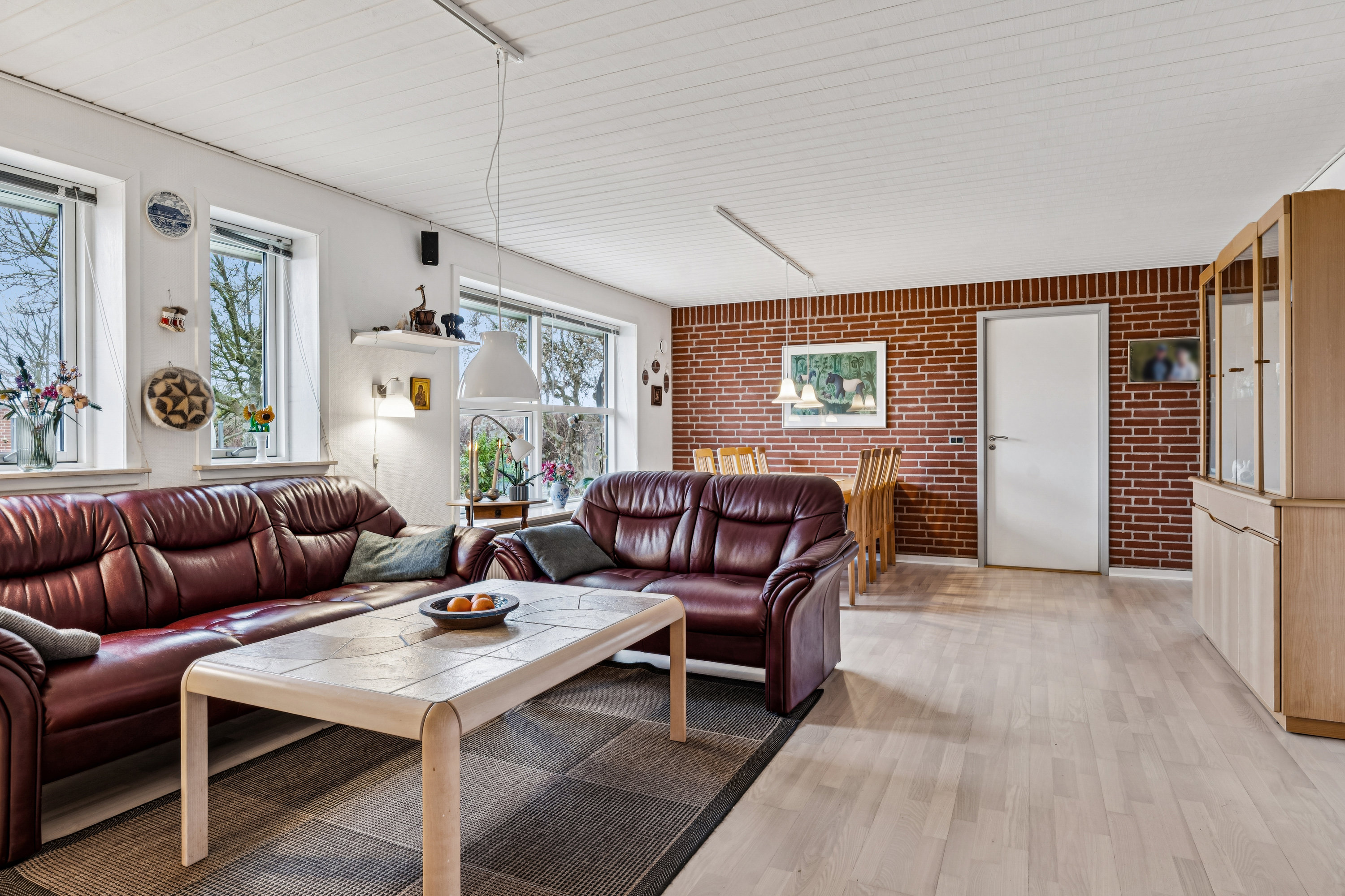 Fremhævet stue billede i fuldskærmstilstand. Billede af Skærvegyden 15, 8723 Løsning