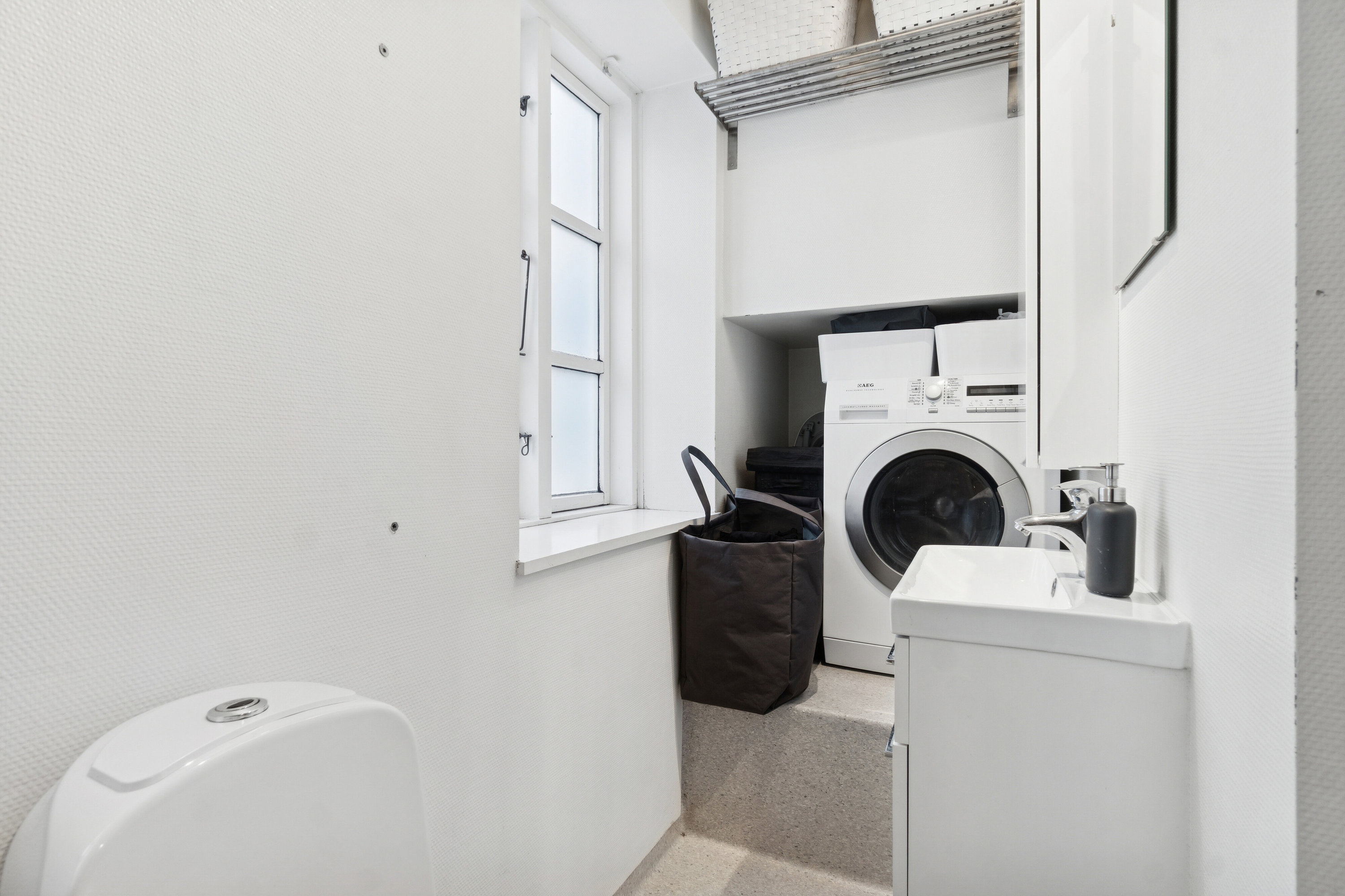 Fremhævet badeværelse billede i fuldskærmstilstand. Billede af Rosenkrantzgade 8A, st.., 8000 Aarhus C