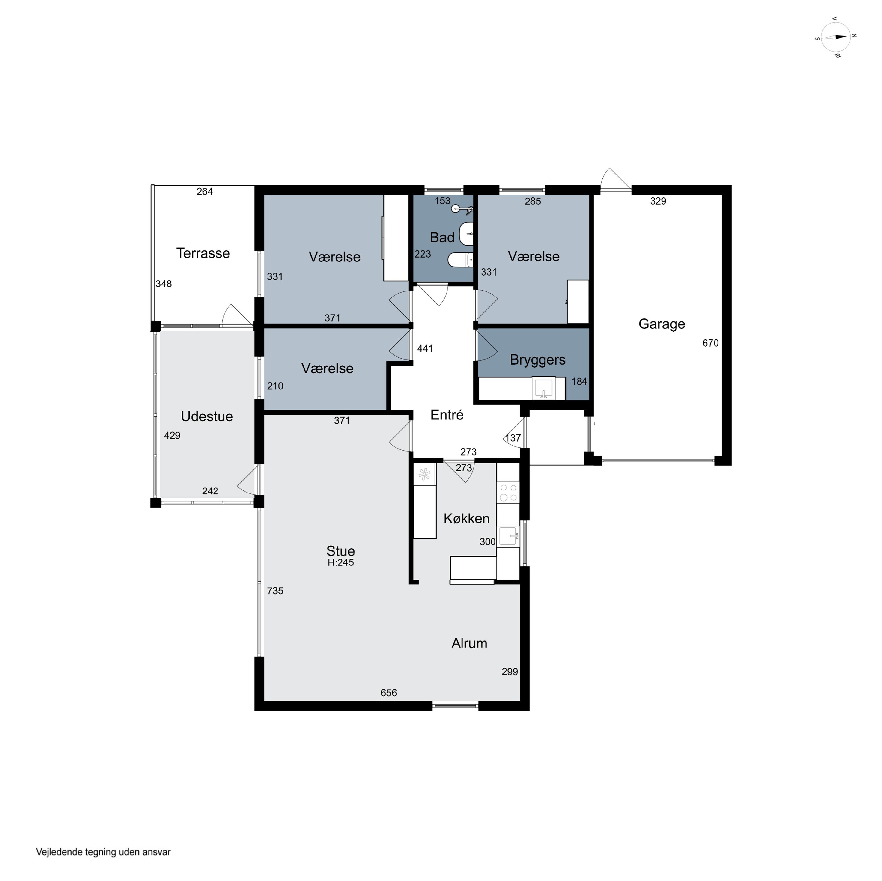 Plantegninger billede af Præstevænget 13, 6040 Egtved