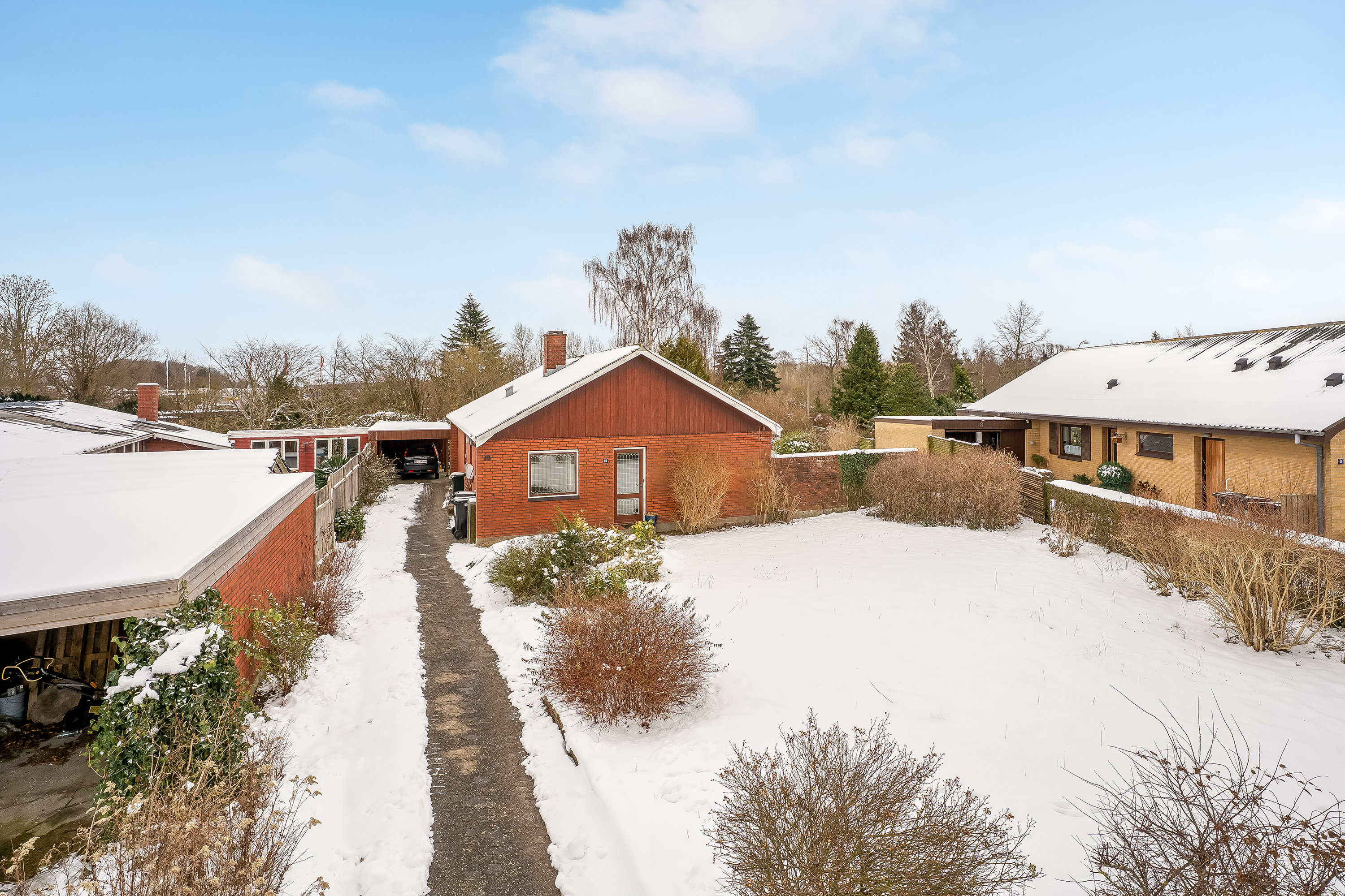 Villa: Facade på Møllemarksvej 10, 4900 Nakskov