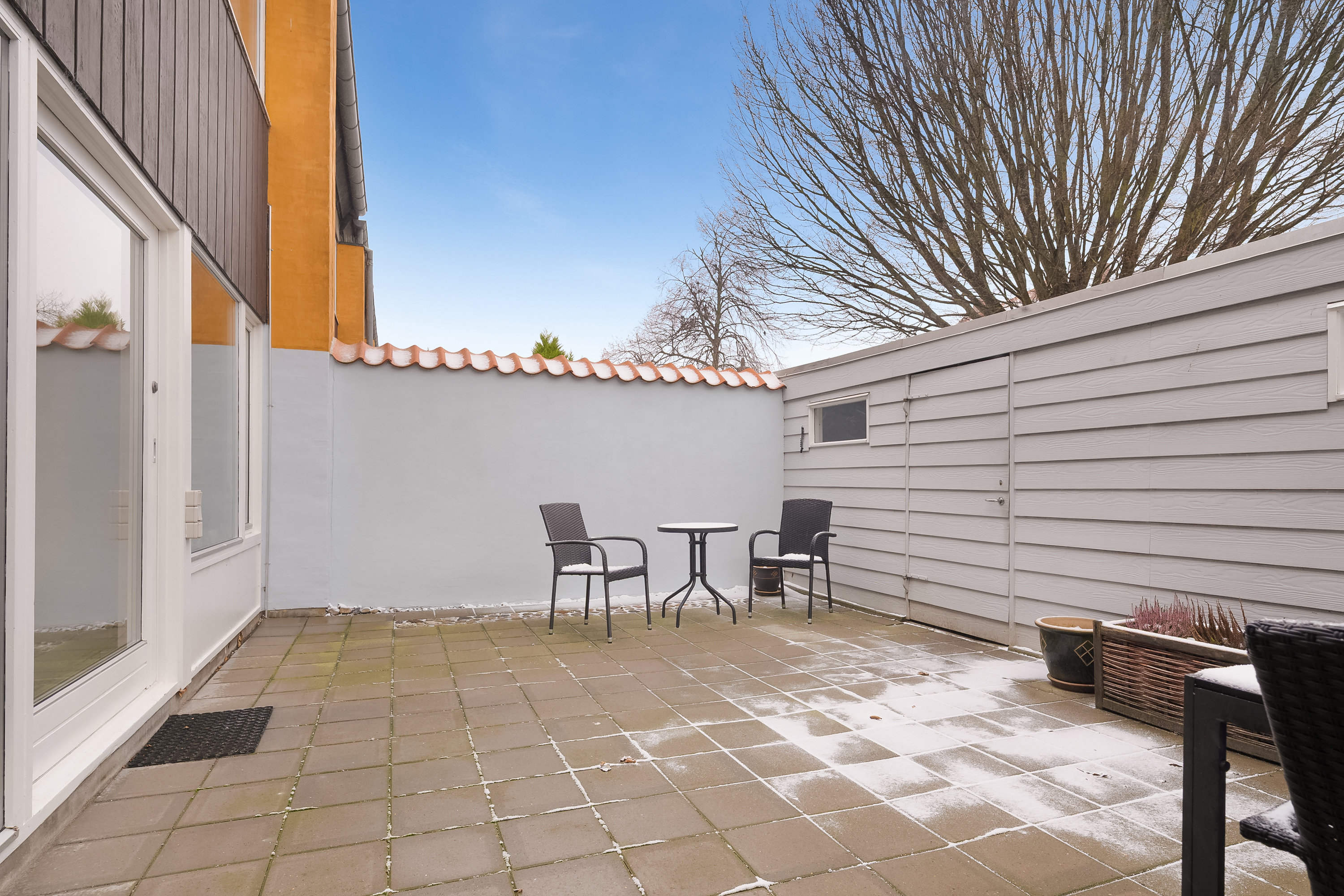 Fremhævet terrasse billede i fuldskærmstilstand. Billede af Nyenstad 17, 5800 Nyborg